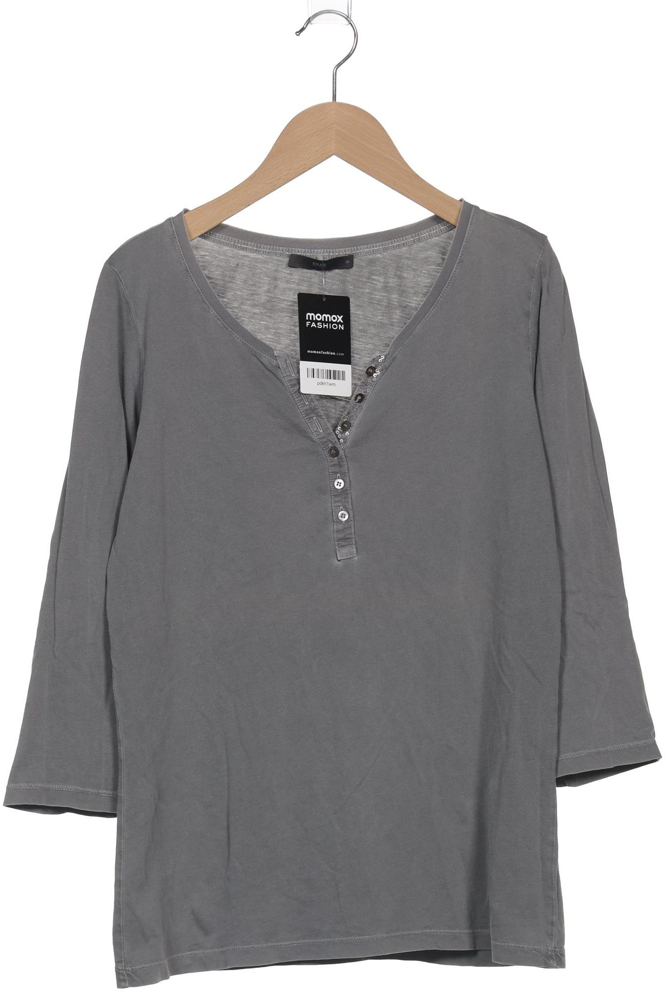 

Brax Damen Langarmshirt, grau, Gr. 38