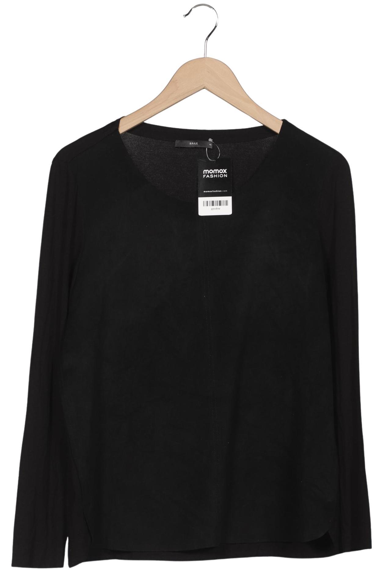 

Brax Damen Langarmshirt, schwarz, Gr. 40