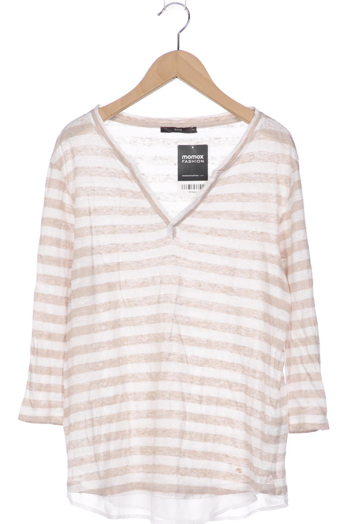 

Brax Damen Langarmshirt, beige, Gr. 40