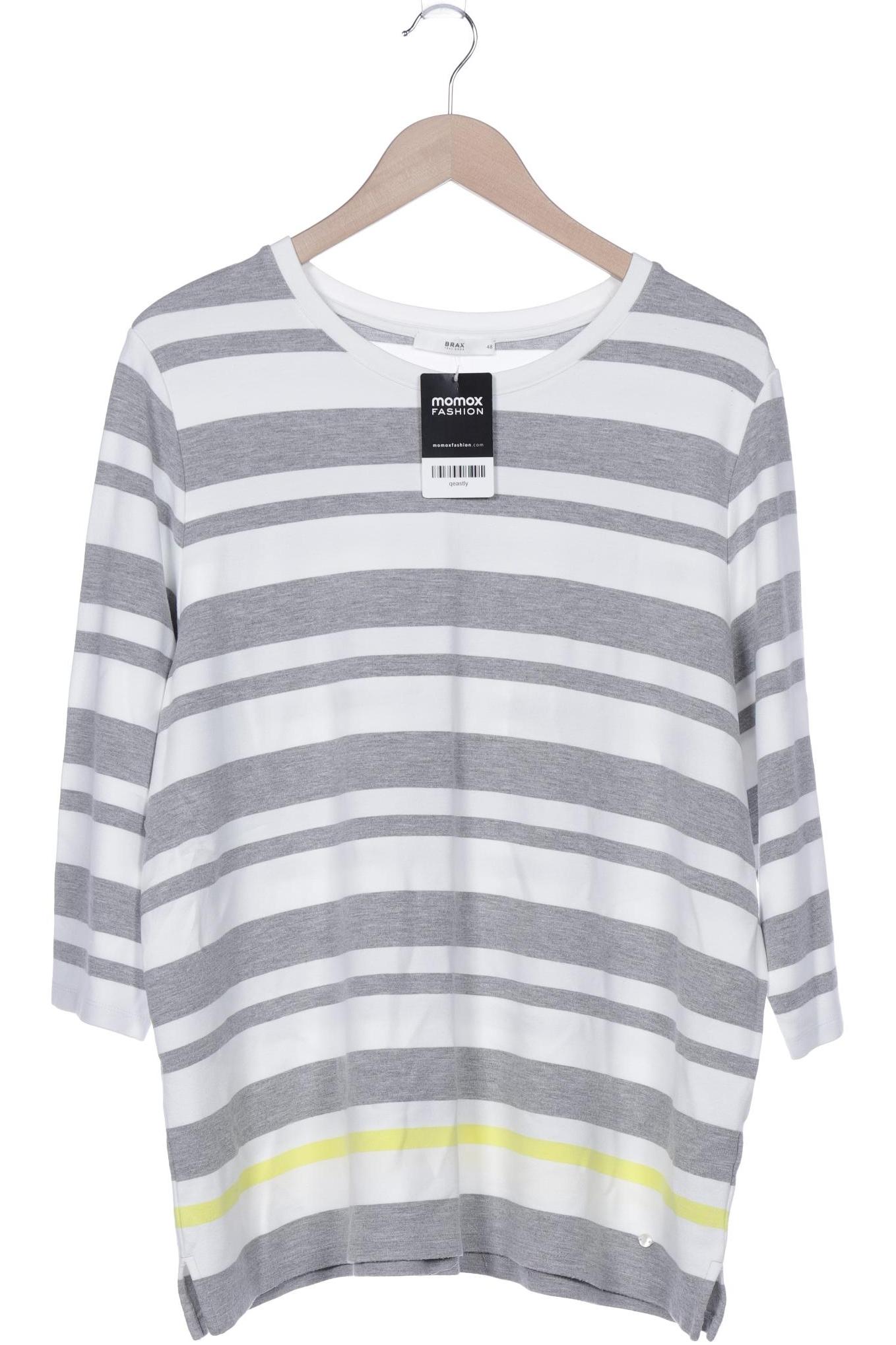 

Brax Damen Langarmshirt, grau, Gr. 48