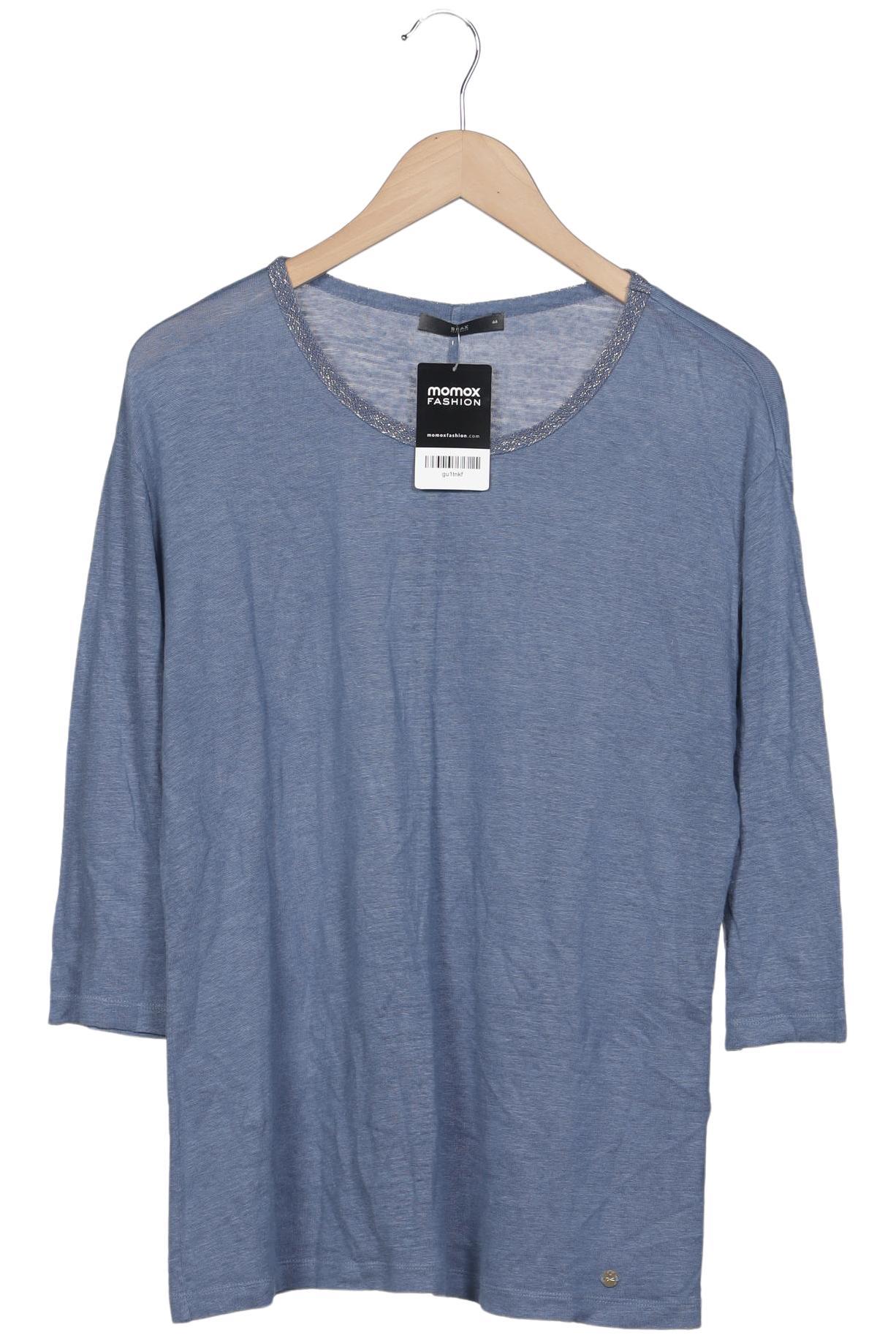 

Brax Damen Langarmshirt, blau, Gr. 44