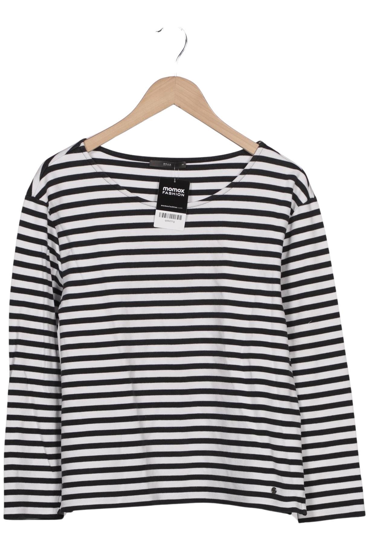 

Brax Damen Langarmshirt, weiß, Gr. 40