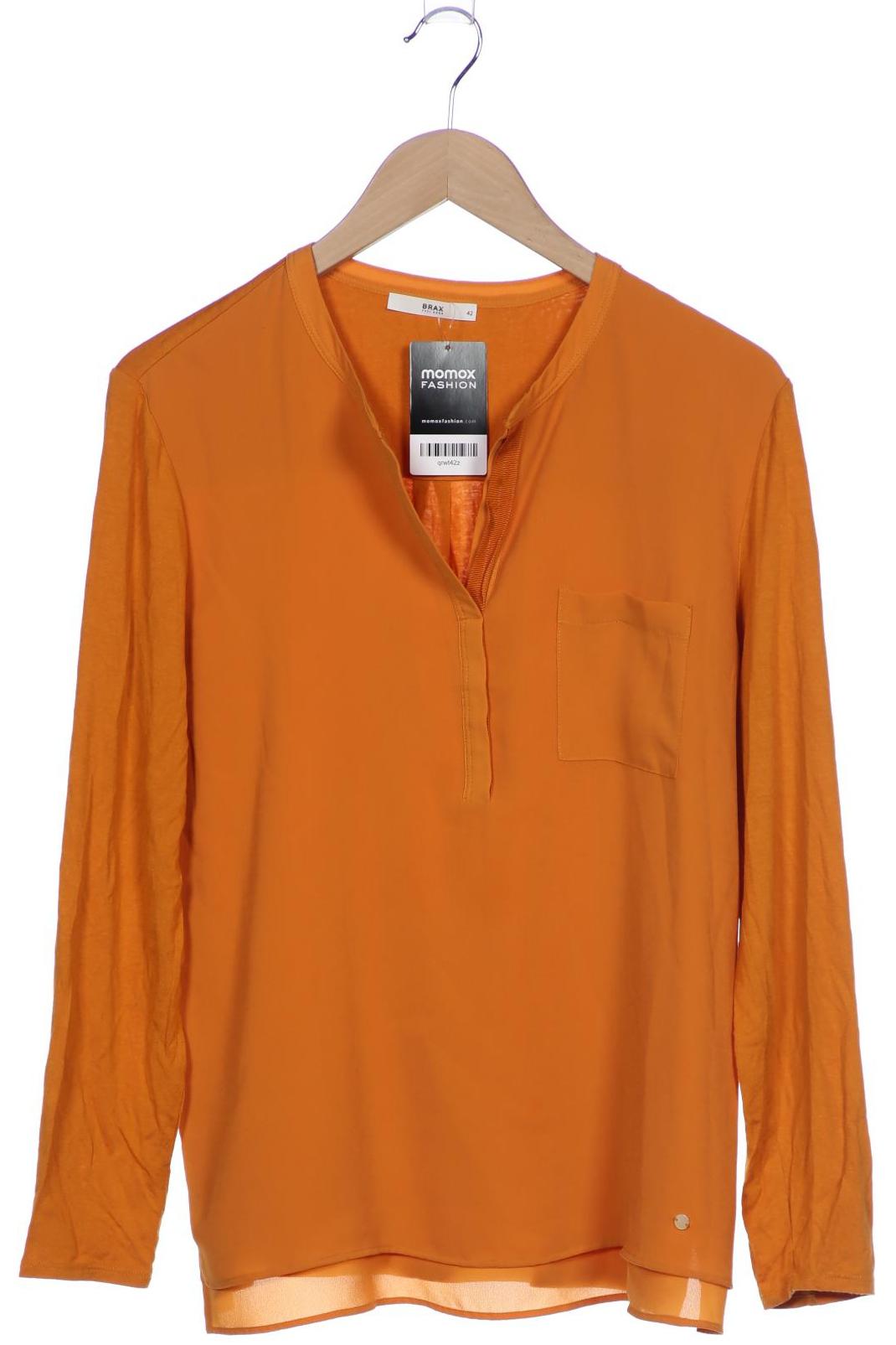 

Brax Damen Langarmshirt, orange, Gr. 42