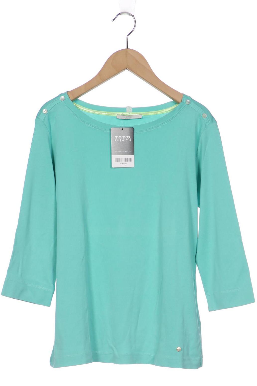 

Brax Damen Langarmshirt, türkis, Gr. 42