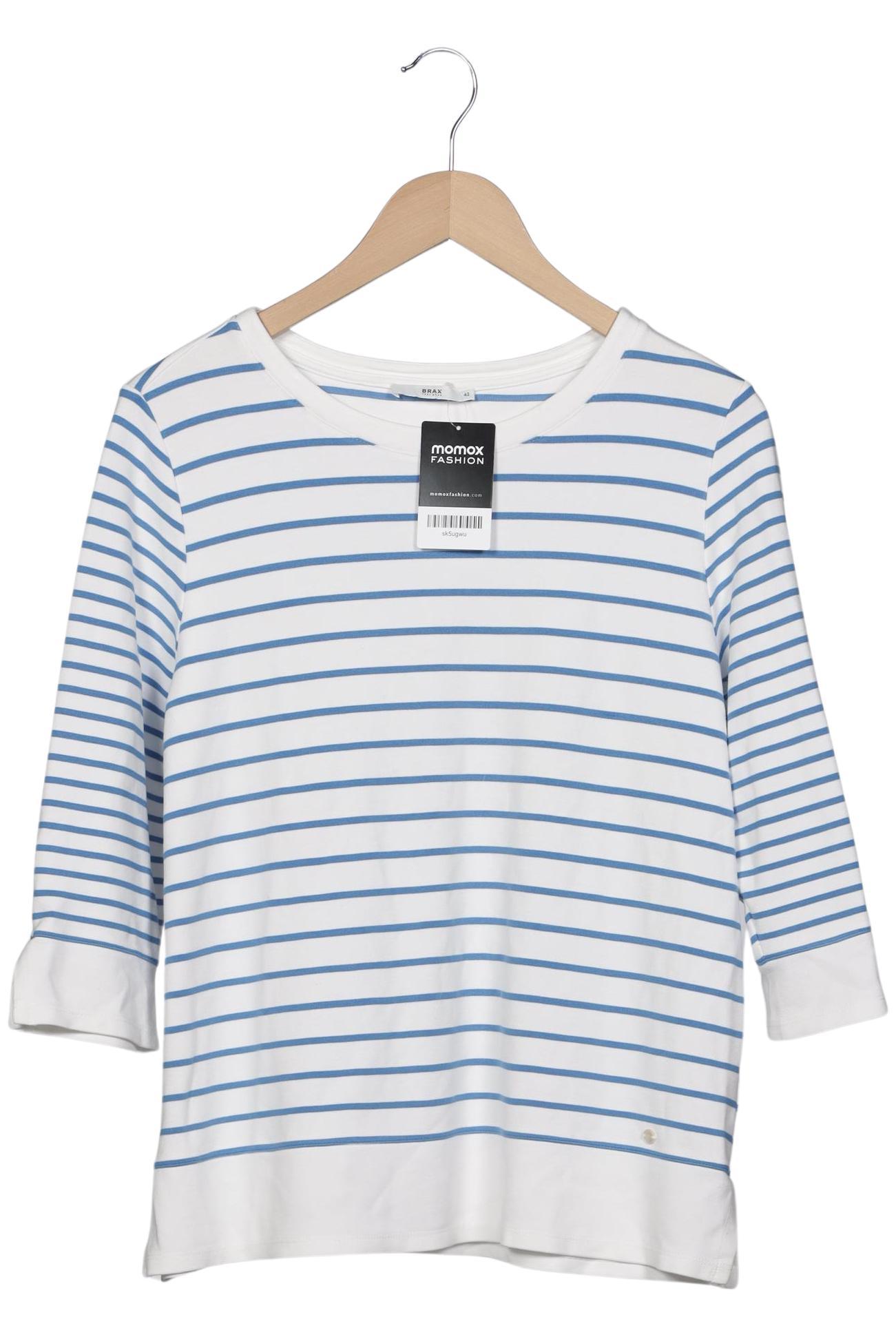 

Brax Damen Langarmshirt, weiß, Gr. 42