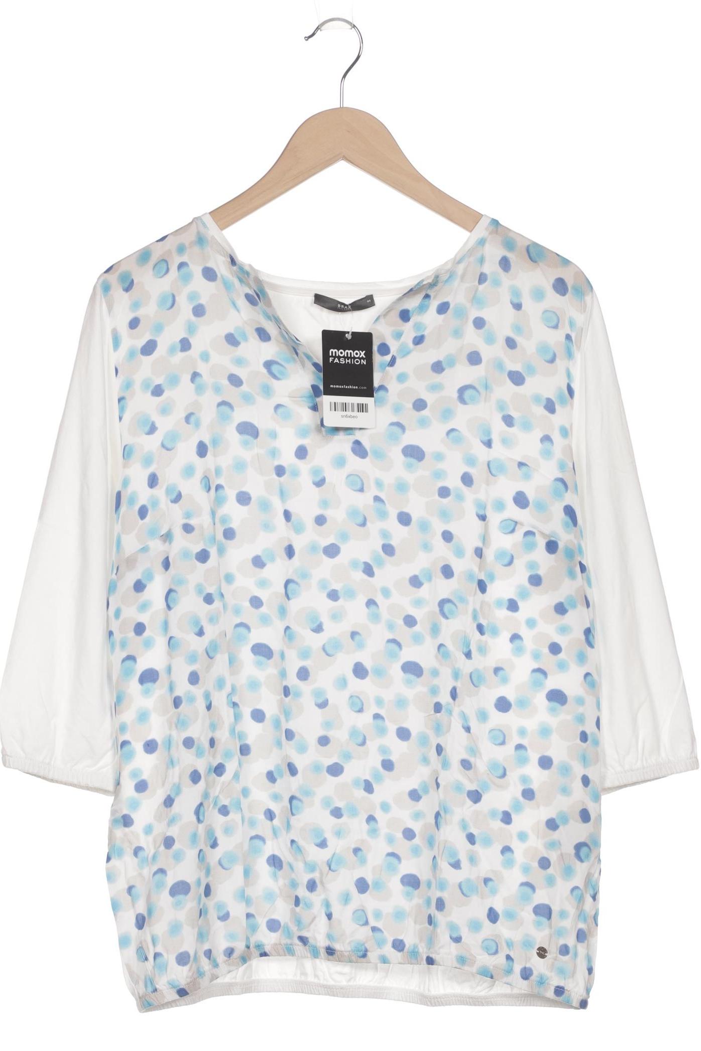 

Brax Damen Langarmshirt, weiß, Gr. 44