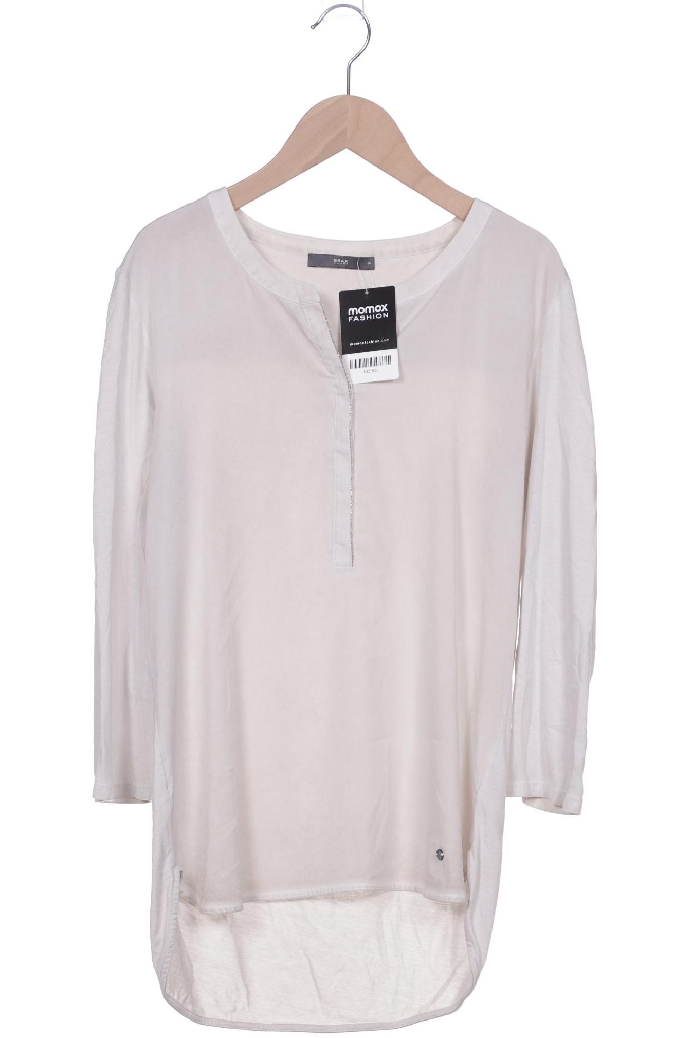 

Brax Damen Langarmshirt, cremeweiß, Gr. 36