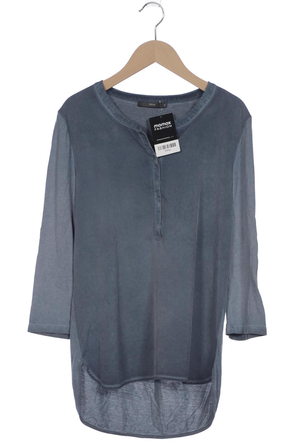

Brax Damen Langarmshirt, blau, Gr. 36
