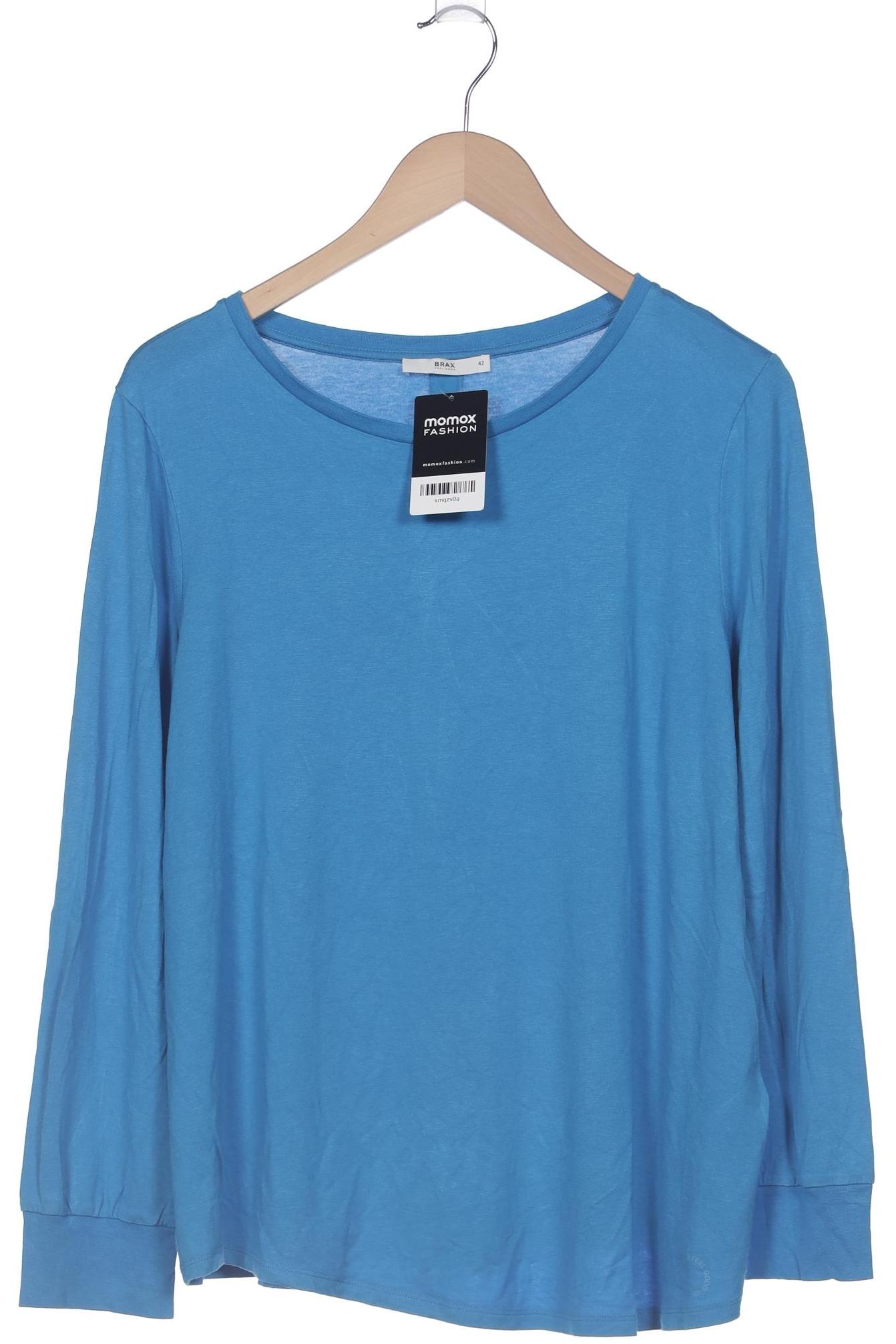 

Brax Damen Langarmshirt, blau, Gr. 42