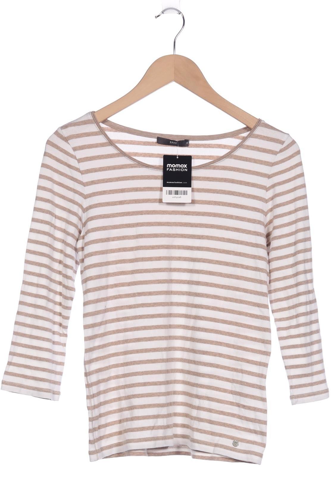 

Brax Damen Langarmshirt, beige, Gr. 40