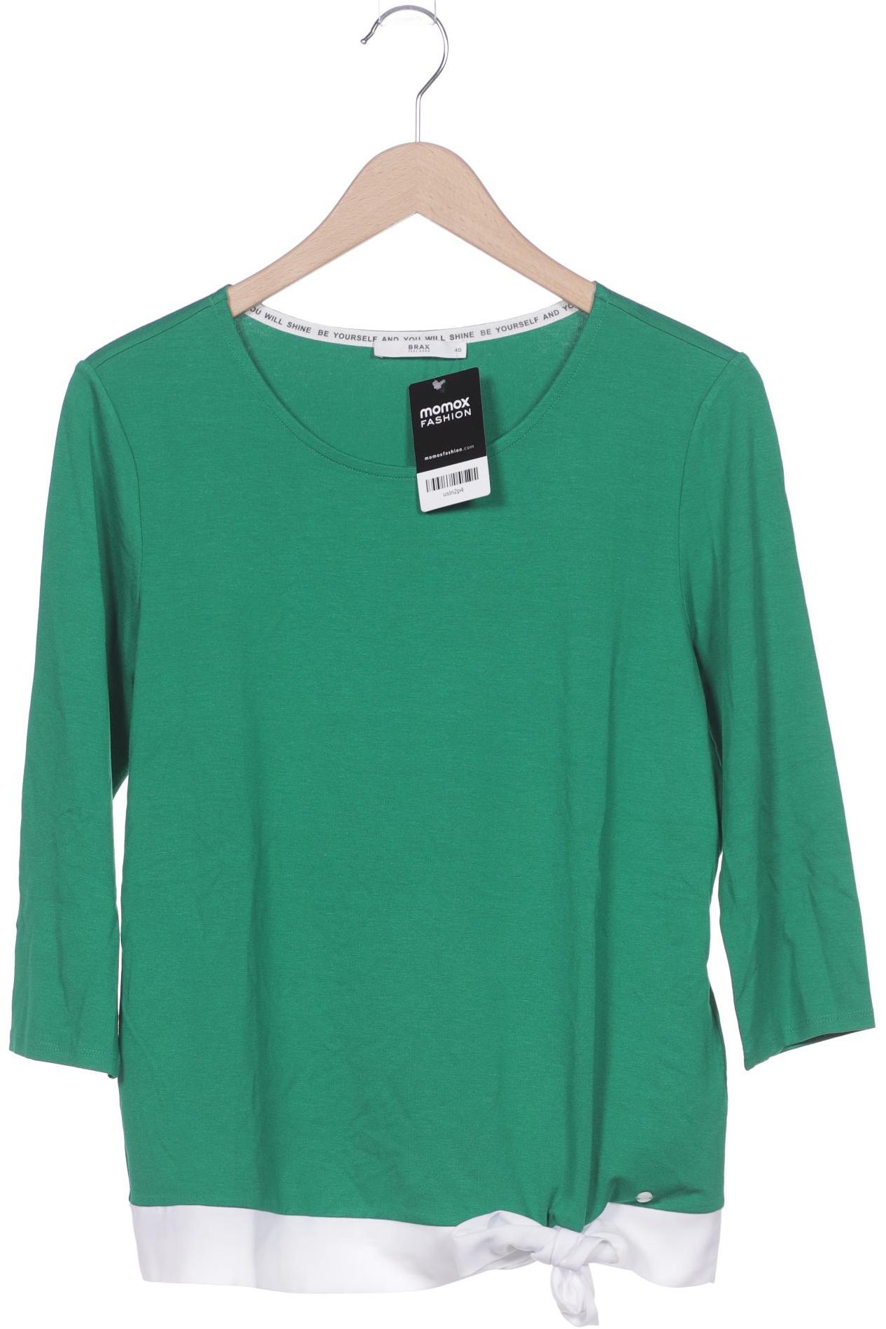 

Brax Damen Langarmshirt, grün, Gr. 40
