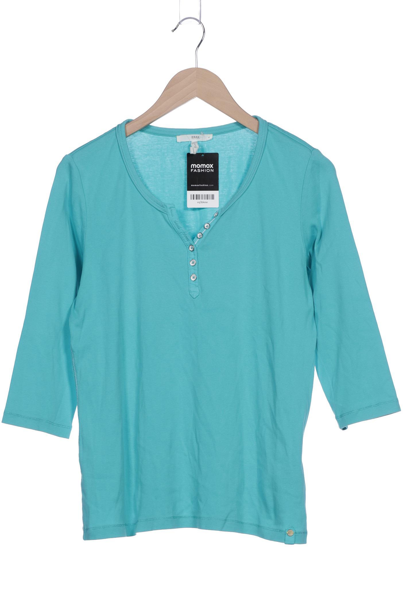 

Brax Damen Langarmshirt, blau, Gr. 42
