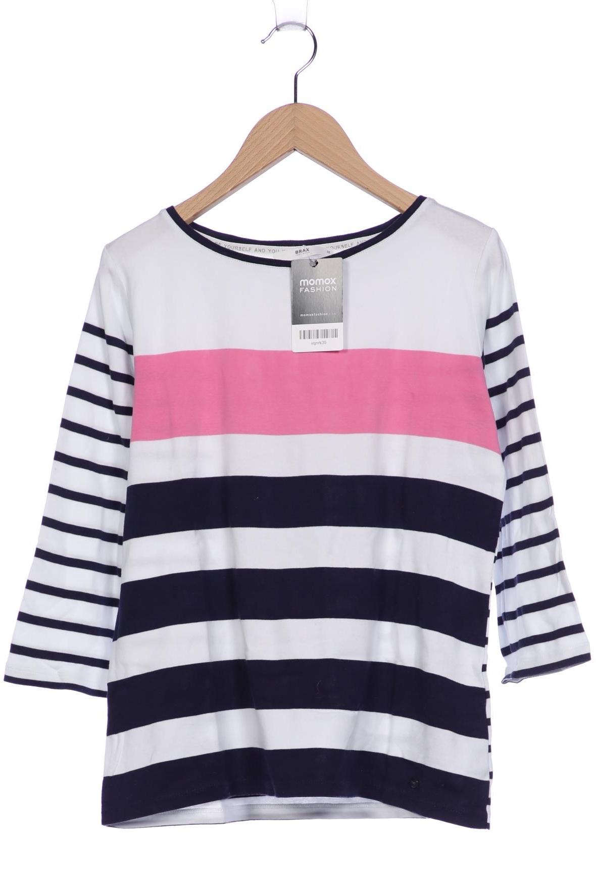 

Brax Damen Langarmshirt, weiß, Gr. 38