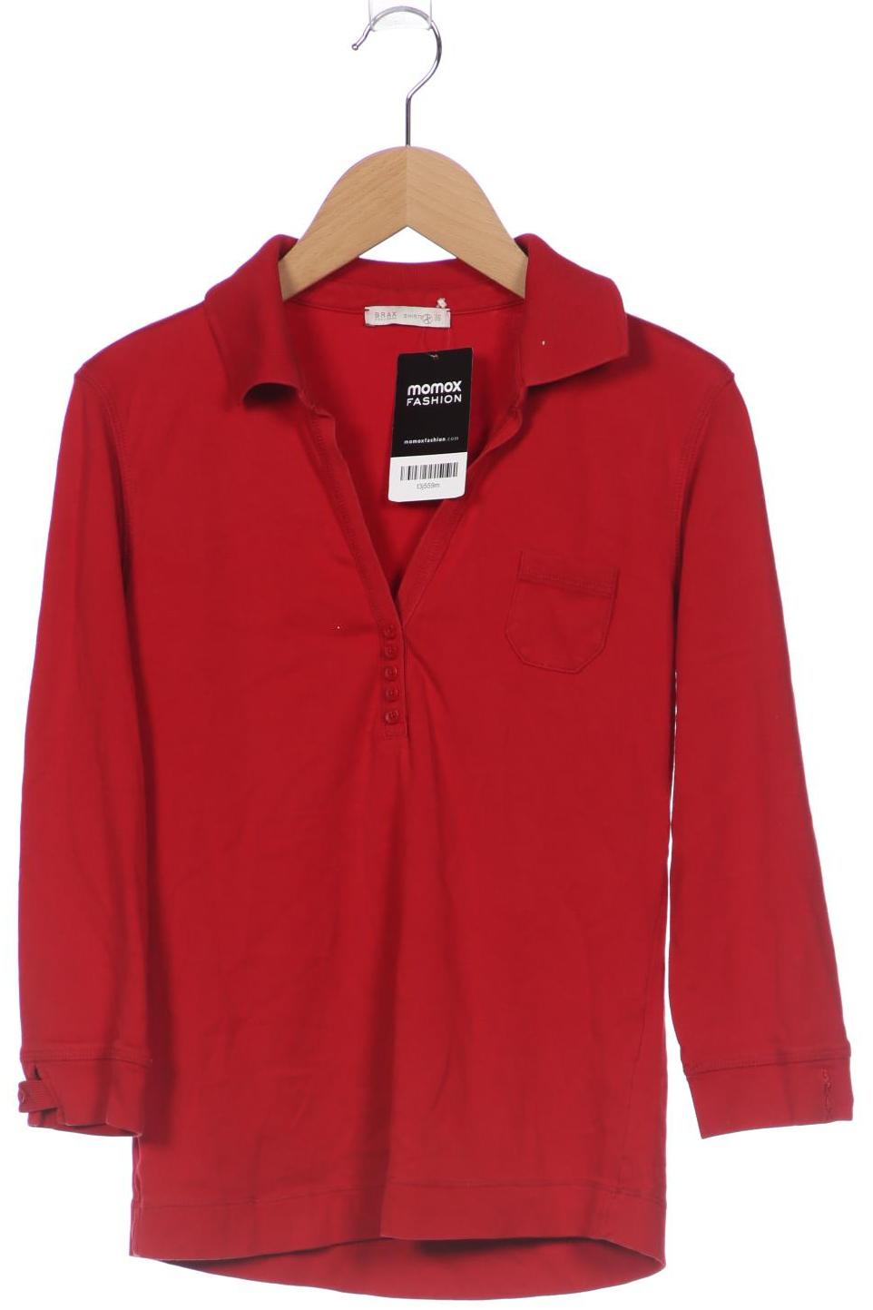 

Brax Damen Langarmshirt, rot, Gr. 36