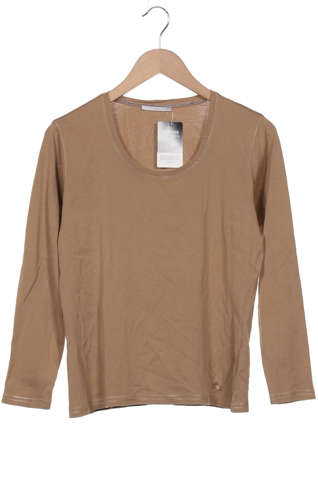 

Brax Damen Langarmshirt, braun, Gr. 42