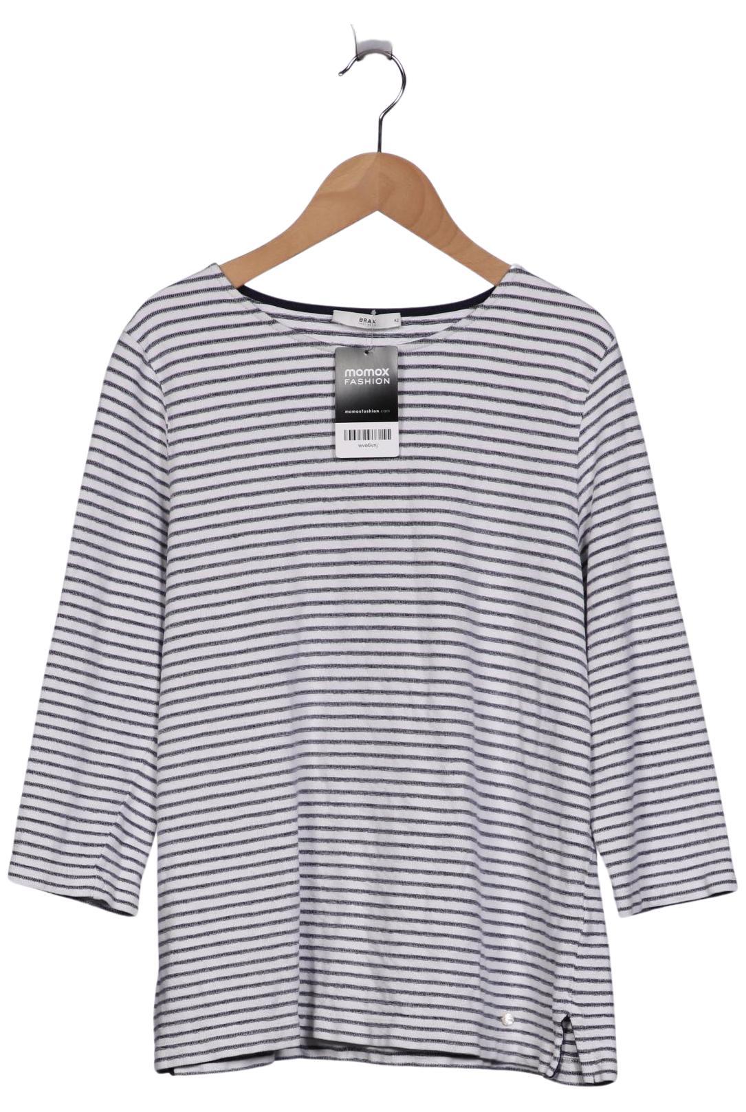 

Brax Damen Langarmshirt, weiß, Gr. 42