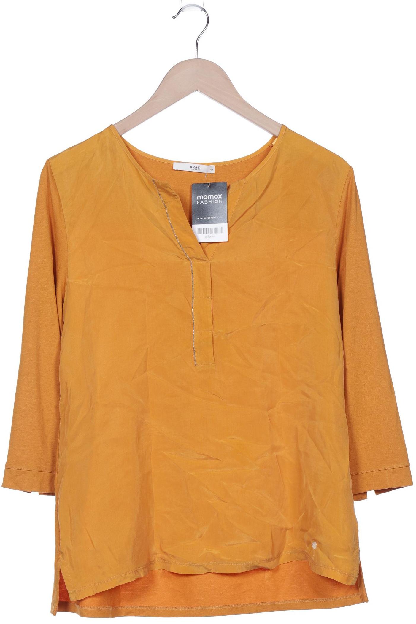 

Brax Damen Langarmshirt, orange, Gr. 40