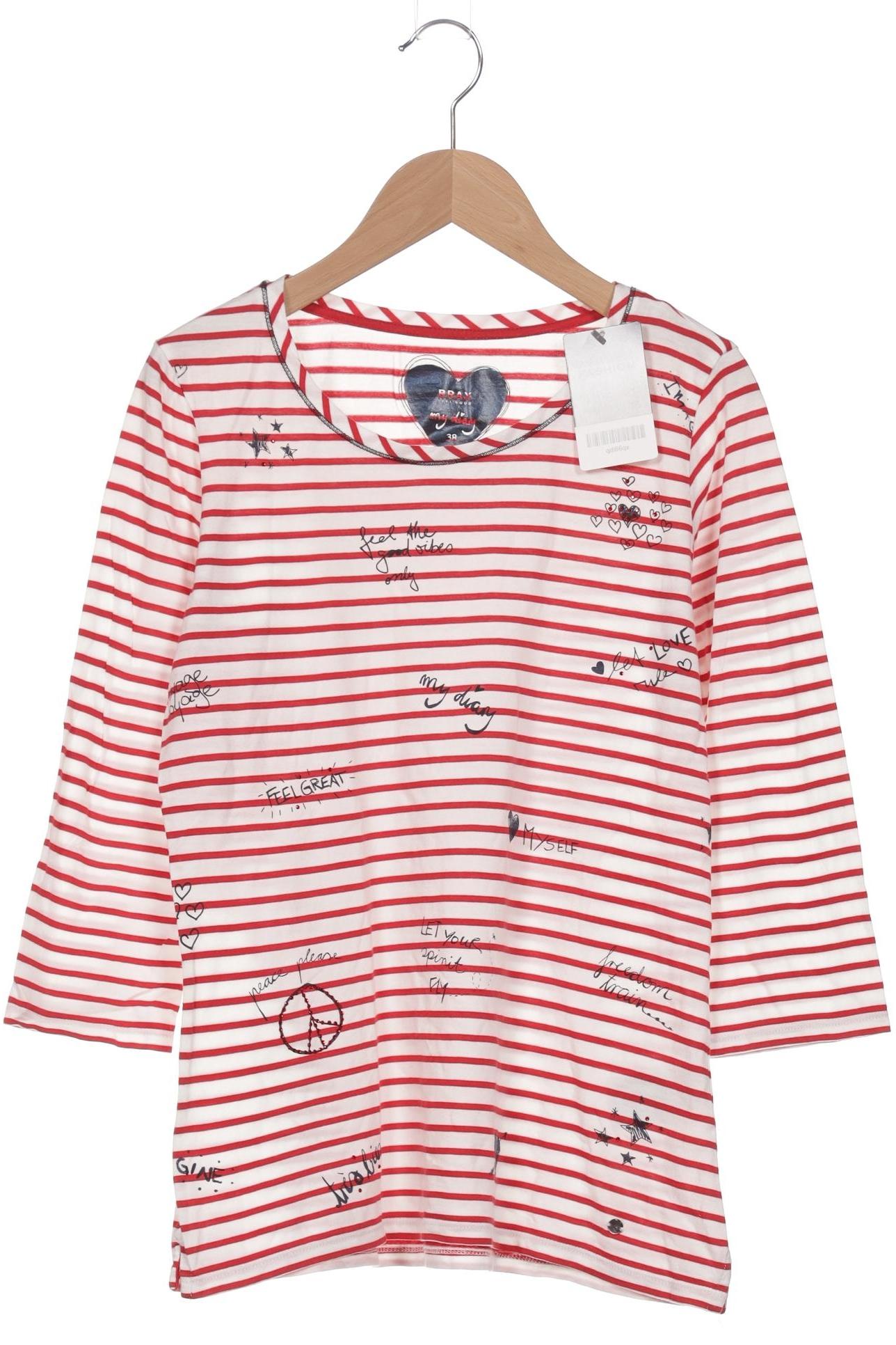 

Brax Damen Langarmshirt, rot, Gr. 38