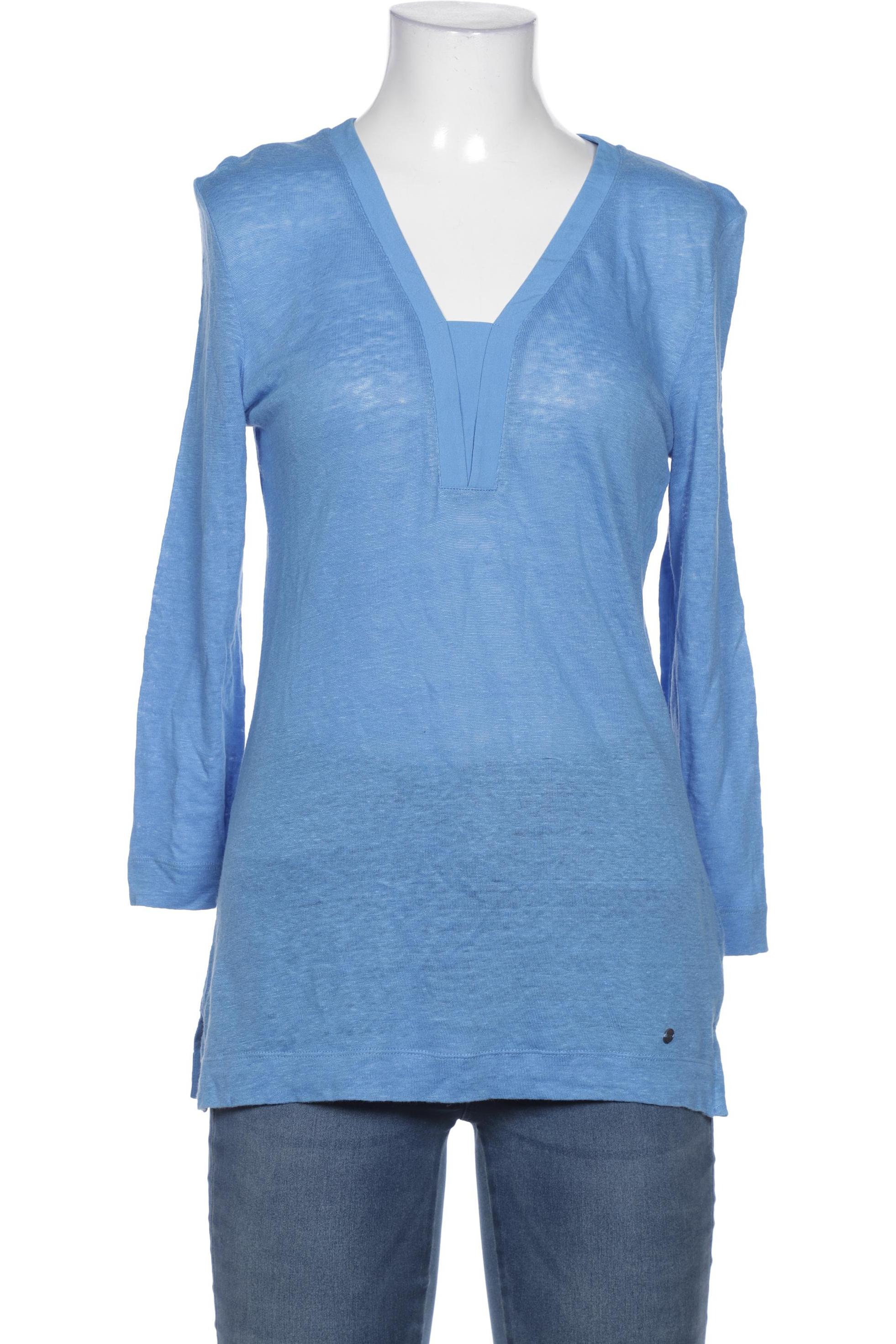 

Brax Damen Langarmshirt, blau, Gr. 34