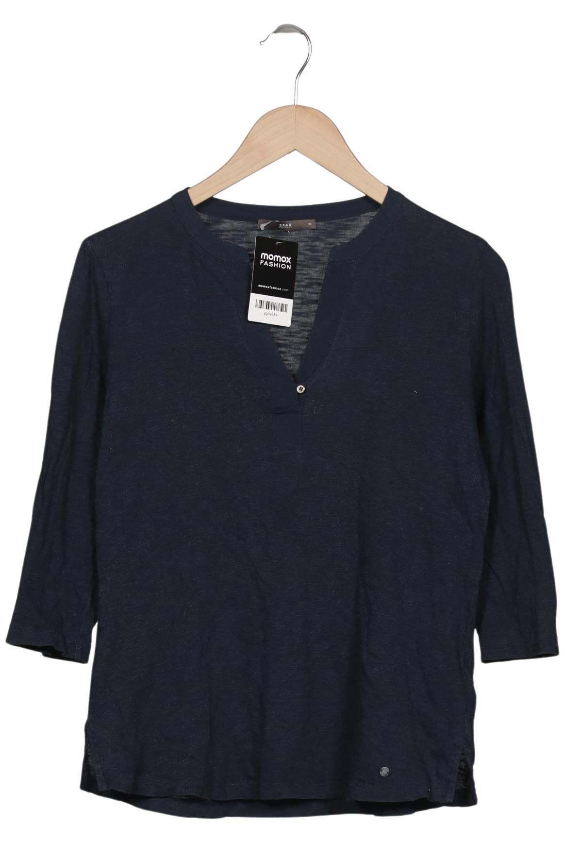 

Brax Damen Langarmshirt, marineblau, Gr. 38