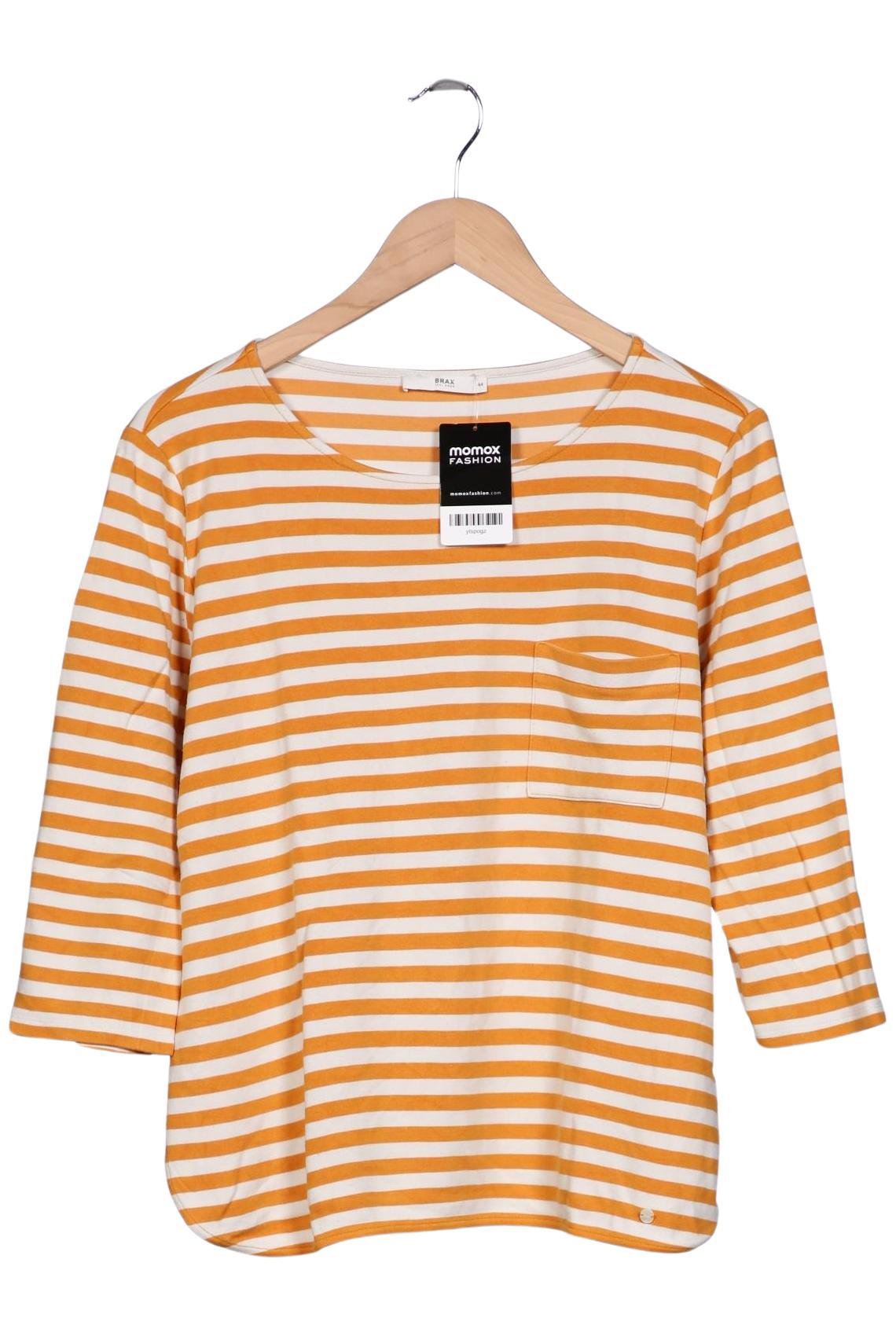 

Brax Damen Langarmshirt, orange, Gr. 44
