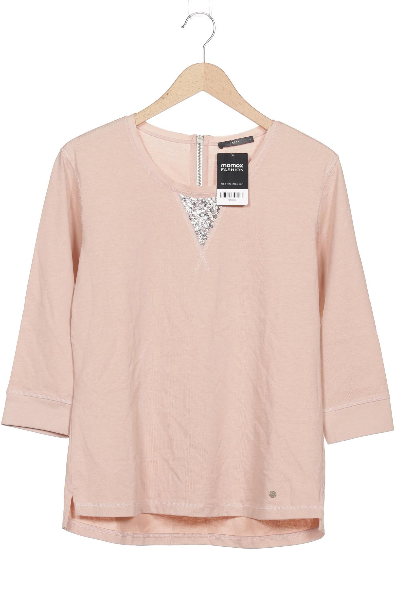 

Brax Damen Langarmshirt, pink, Gr. 40