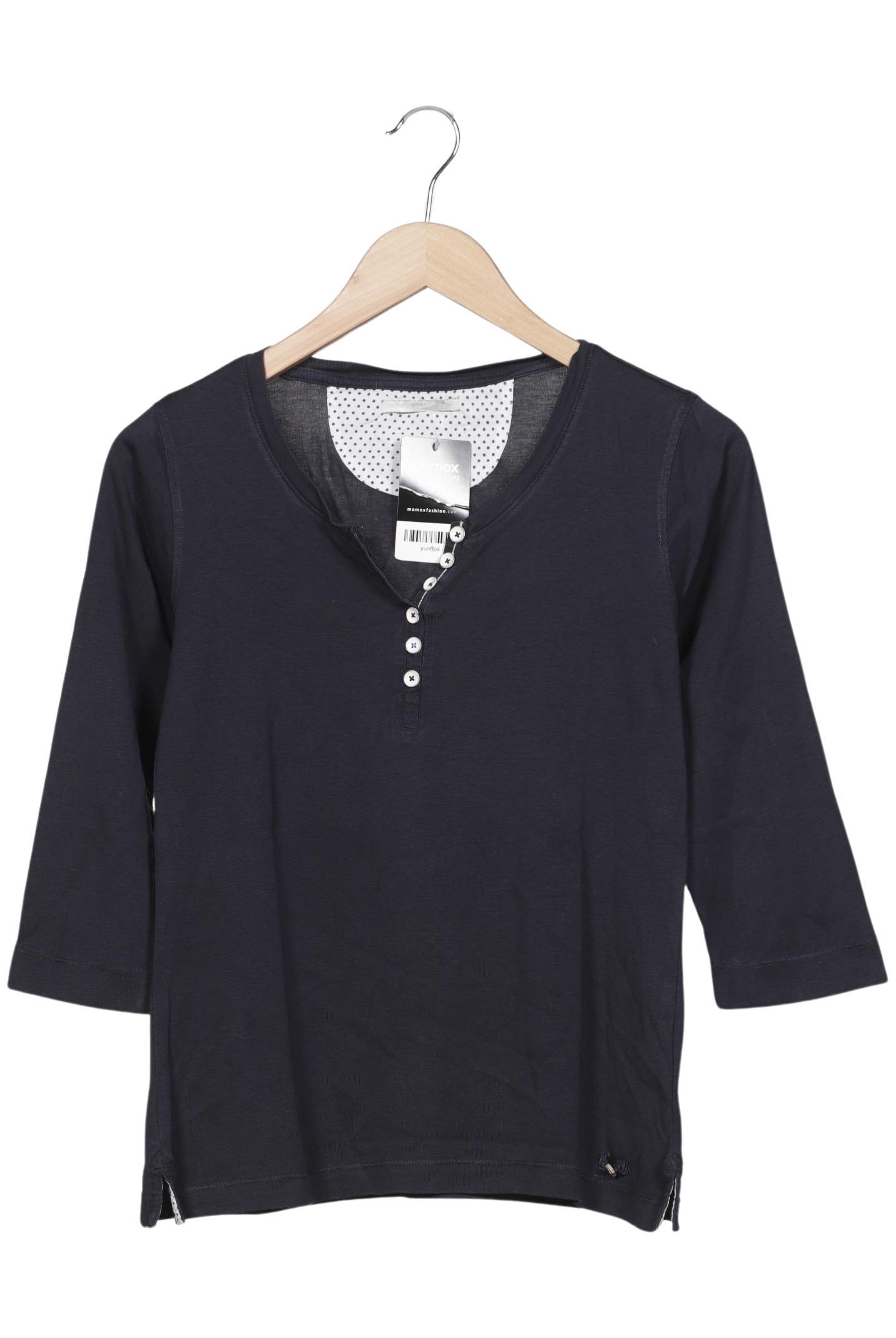 

Brax Damen Langarmshirt, marineblau, Gr. 38