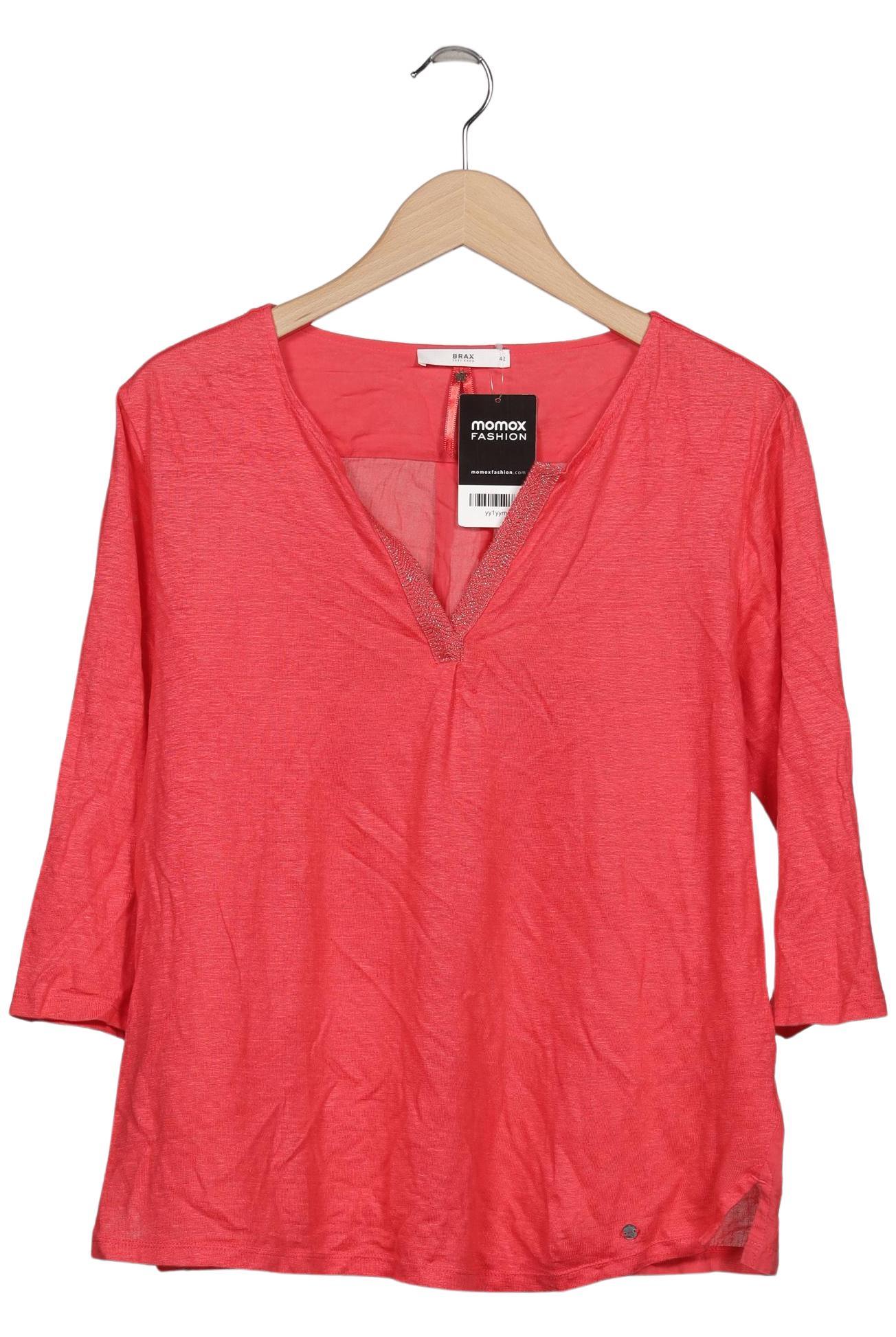 

Brax Damen Langarmshirt, rot, Gr. 42