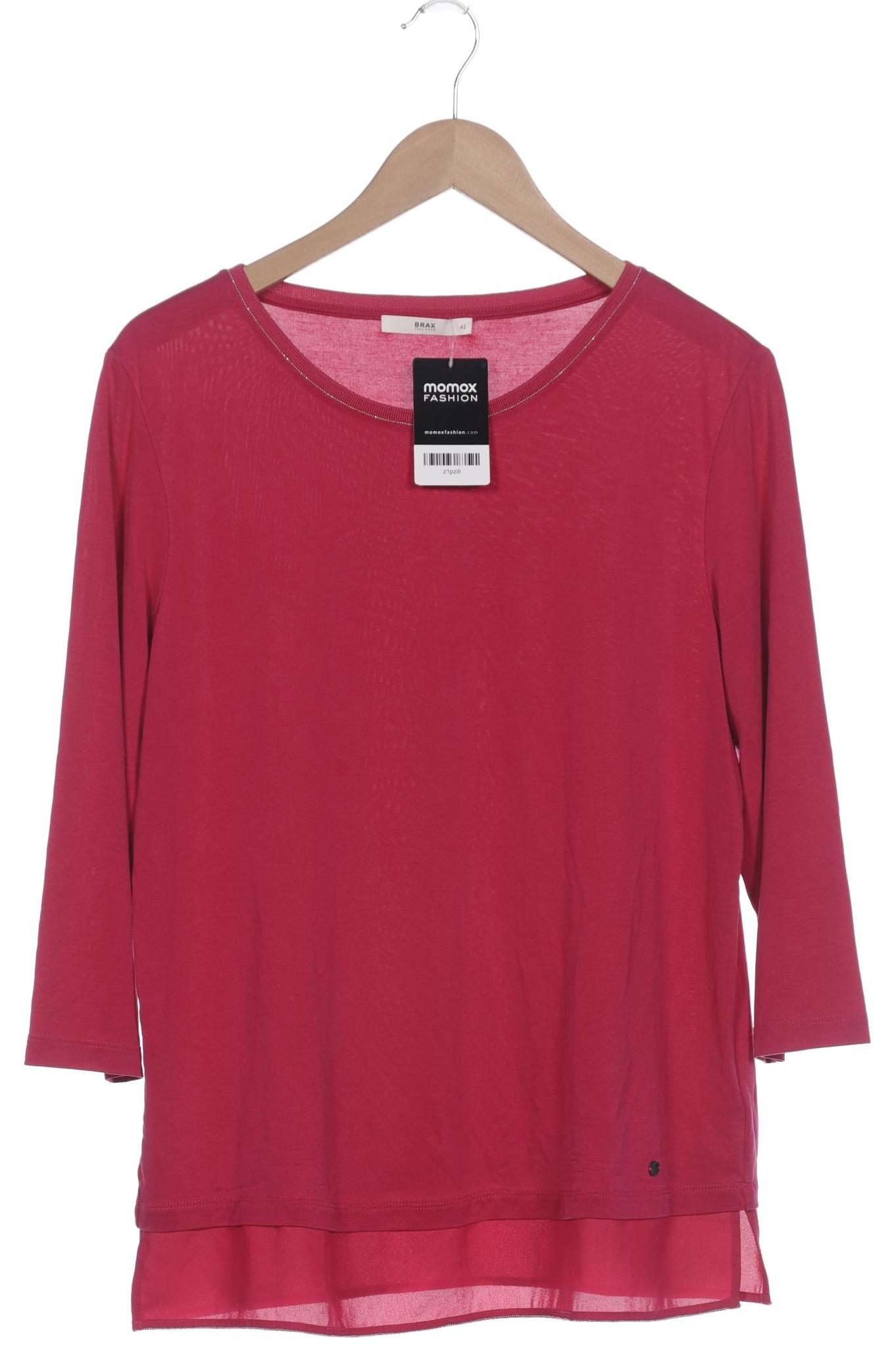 

Brax Damen Langarmshirt, pink, Gr. 42