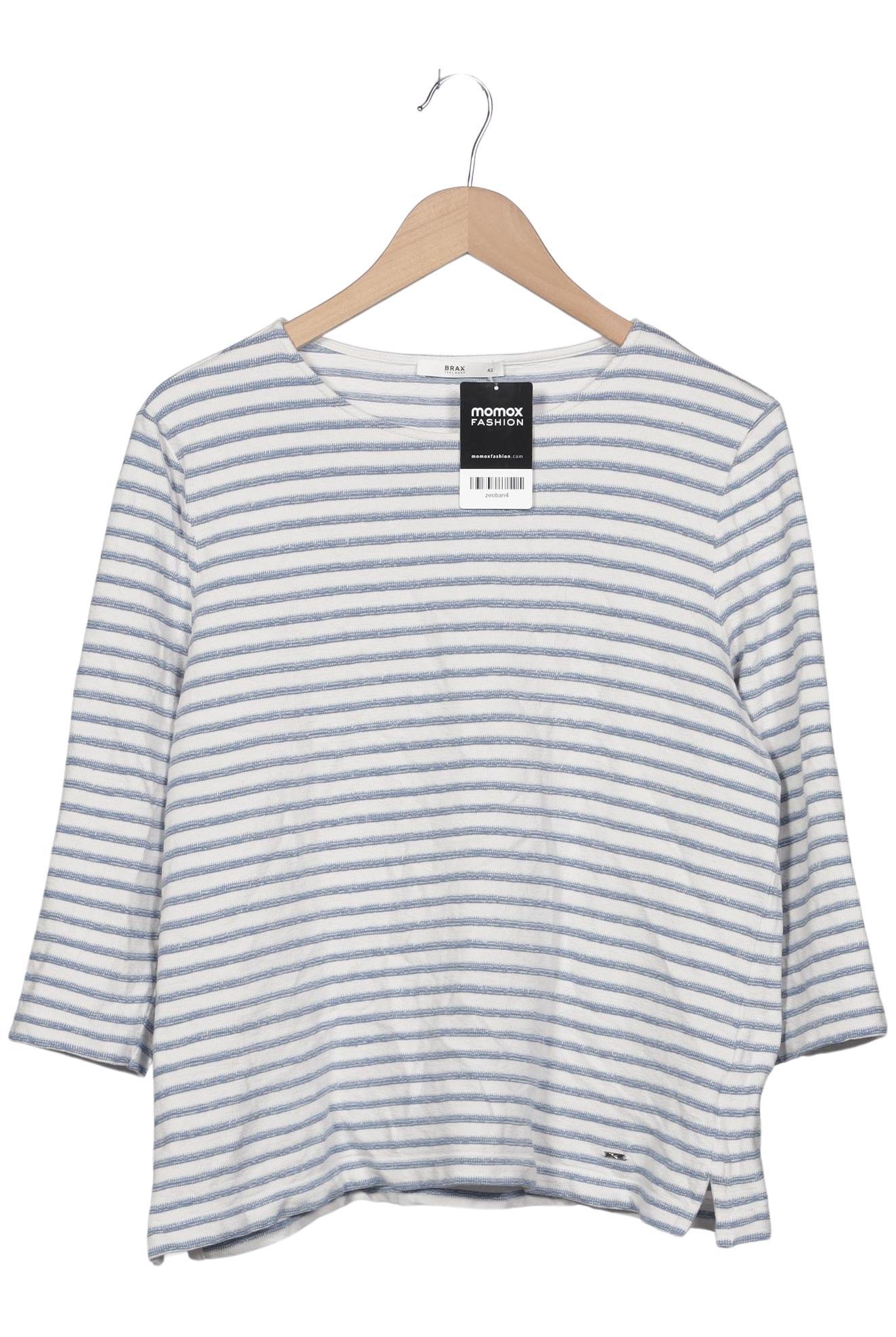 

Brax Damen Langarmshirt, hellblau, Gr. 42