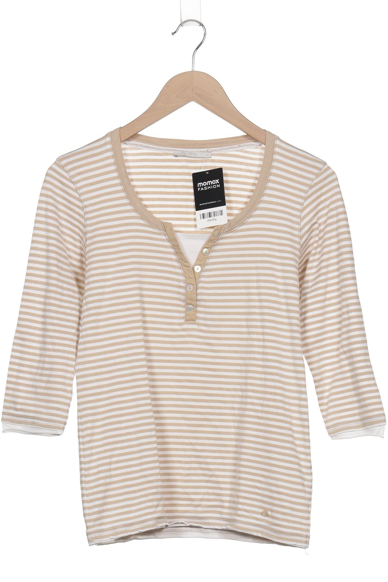

Brax Damen Langarmshirt, beige, Gr. 40