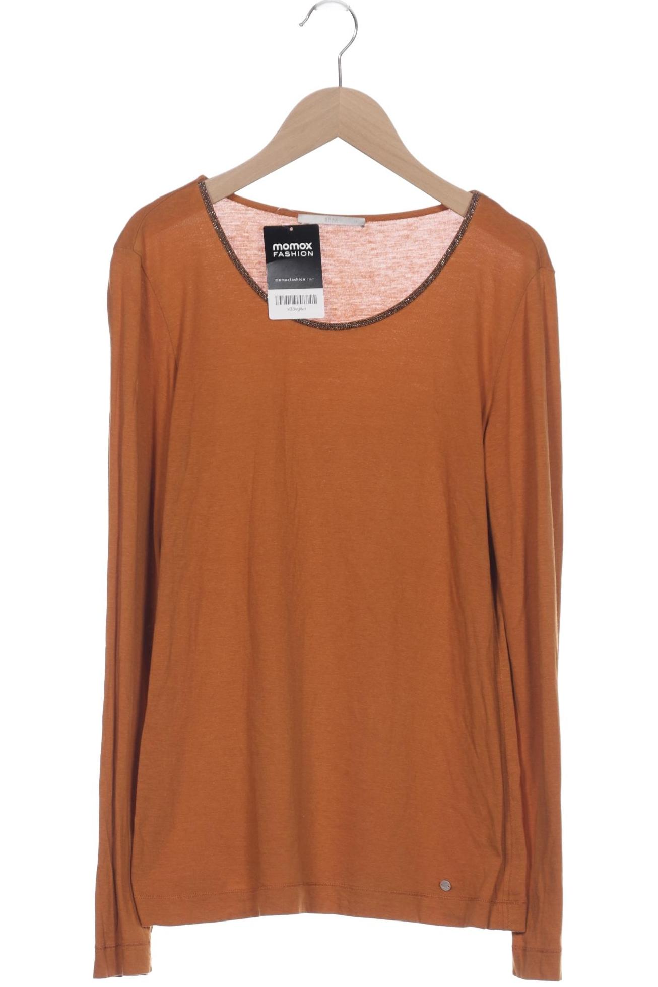 

Brax Damen Langarmshirt, braun, Gr. 38