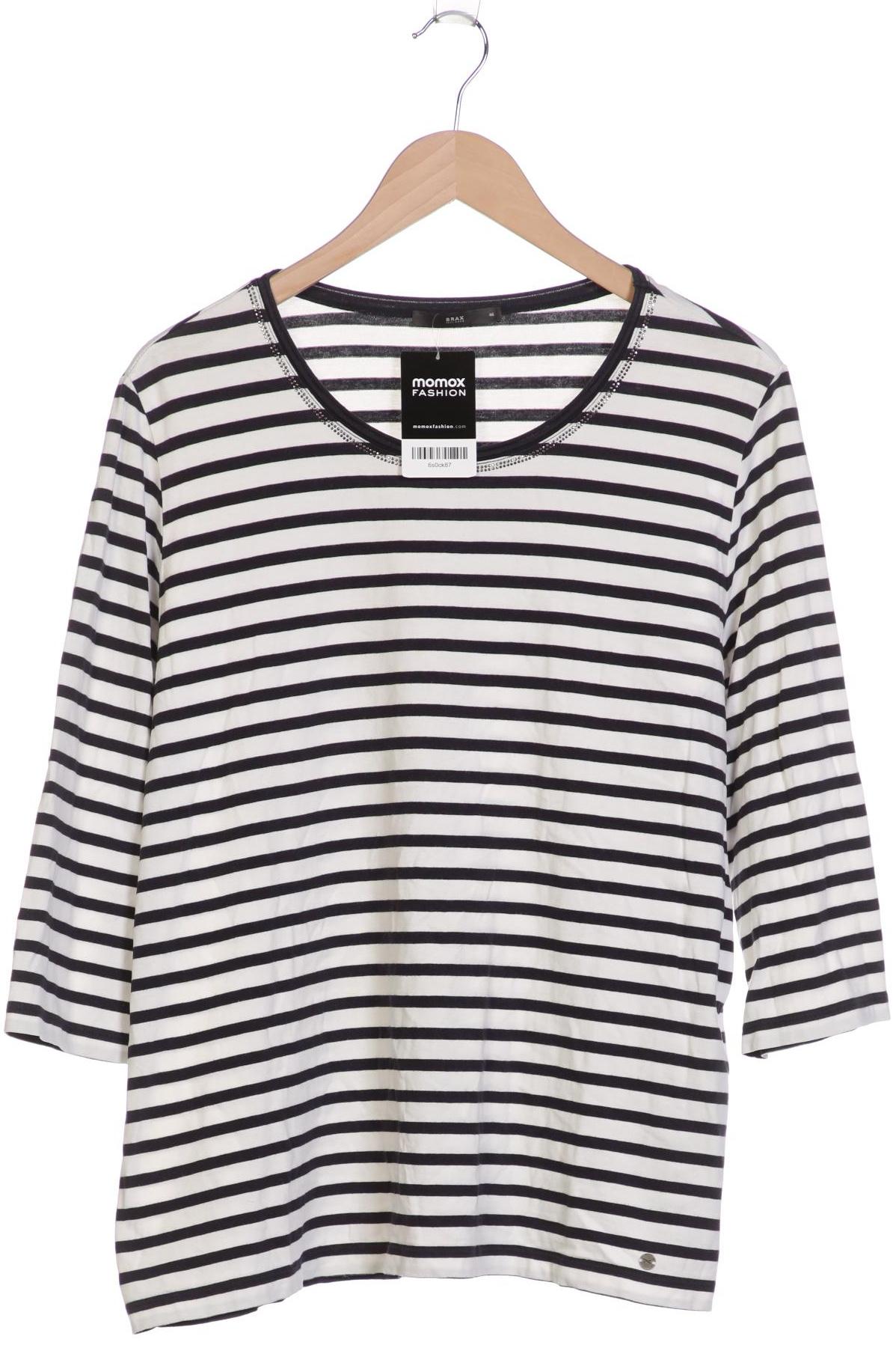 

Brax Damen Langarmshirt, weiß, Gr. 46