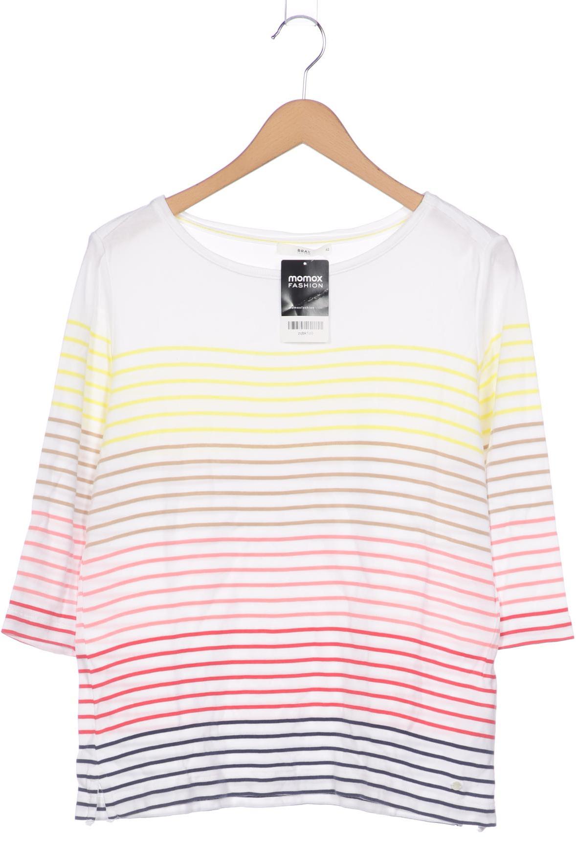 

Brax Damen Langarmshirt, weiß, Gr. 42