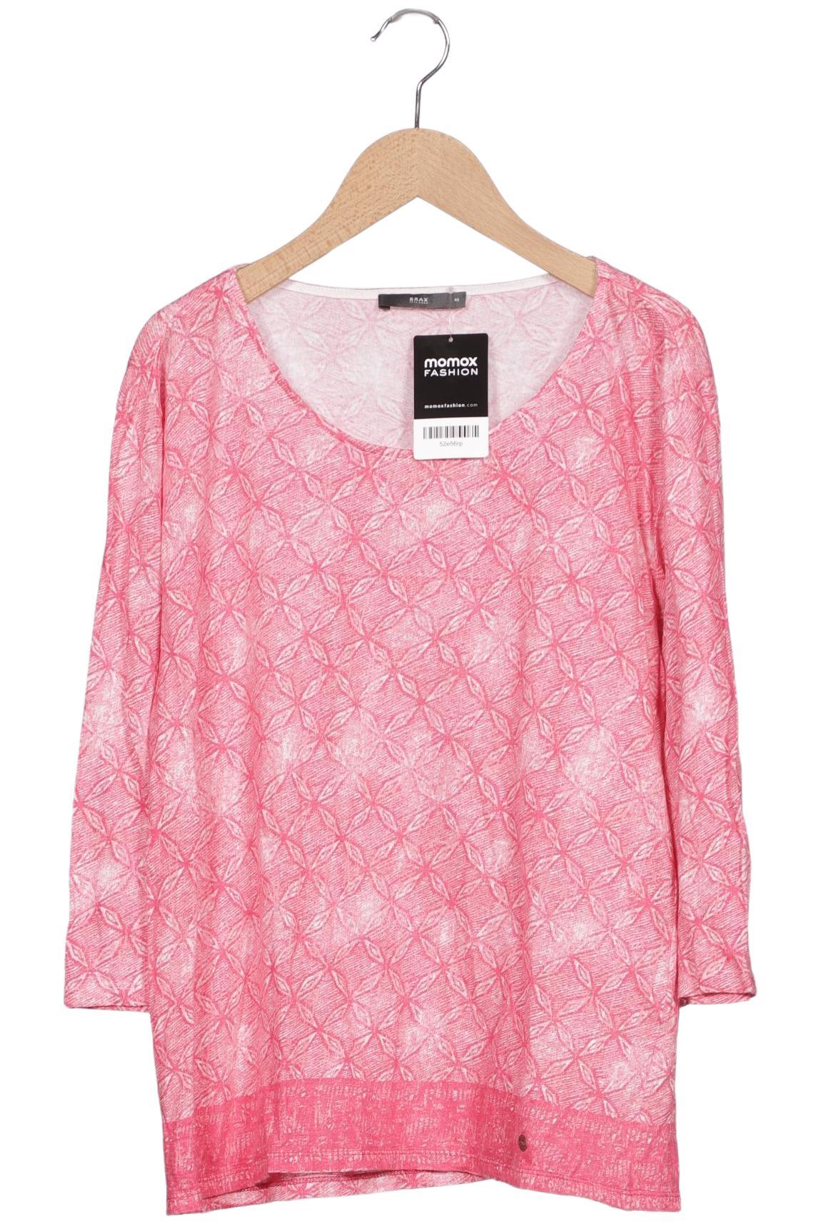 

Brax Damen Langarmshirt, pink, Gr. 40