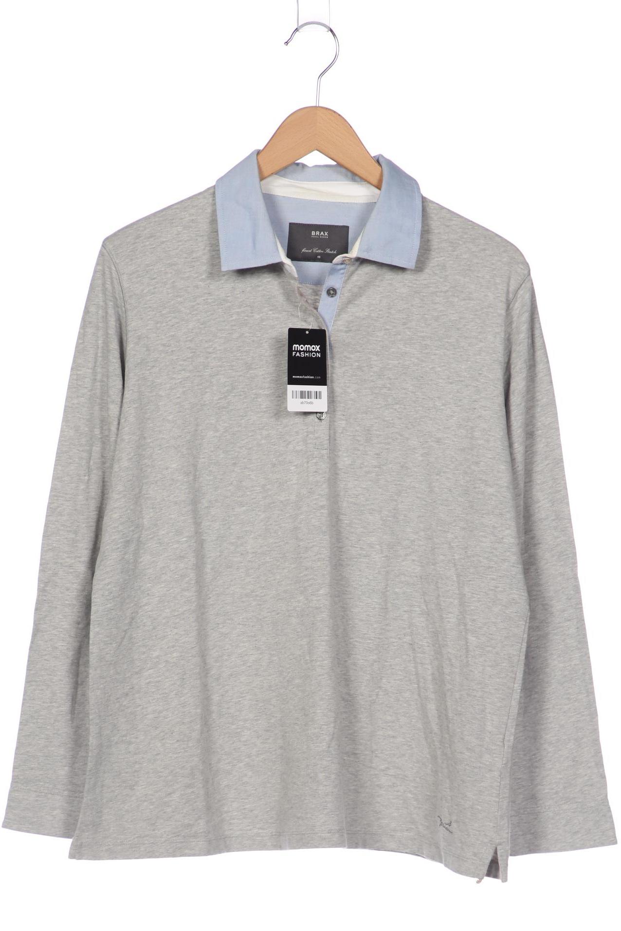 

Brax Damen Poloshirt, grau, Gr. 46