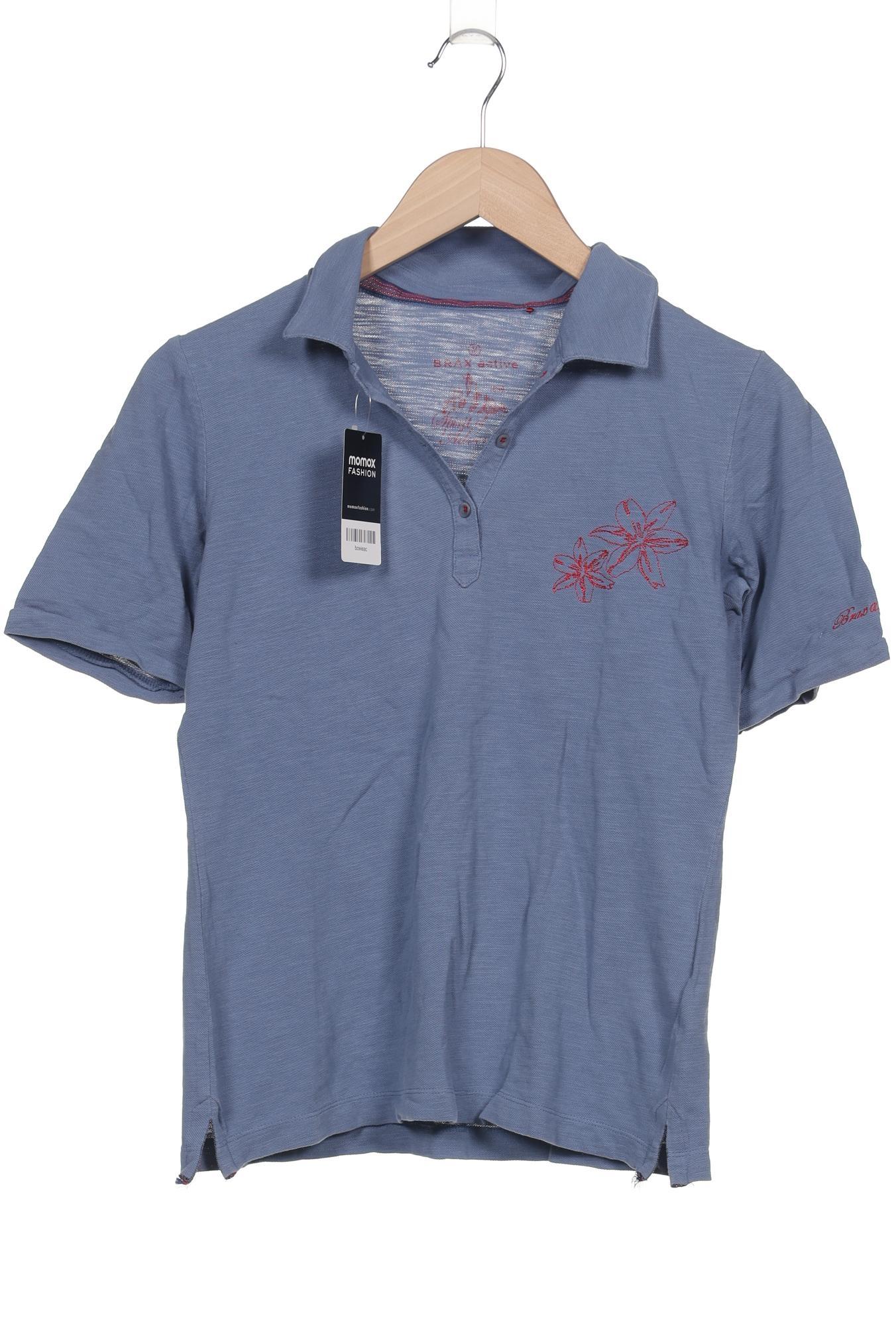 

Brax Damen Poloshirt, blau, Gr. 38