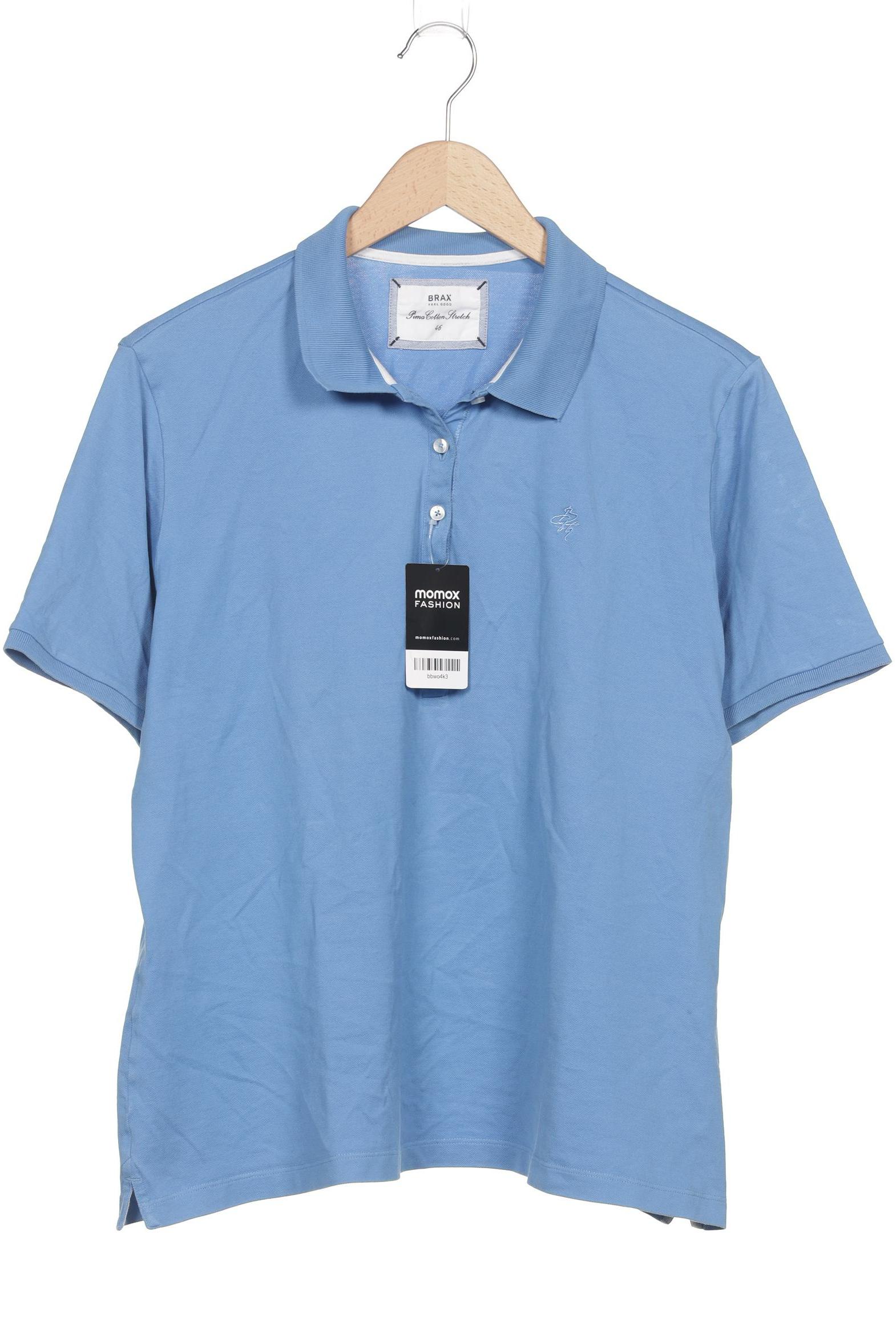 

Brax Damen Poloshirt, blau, Gr. 46