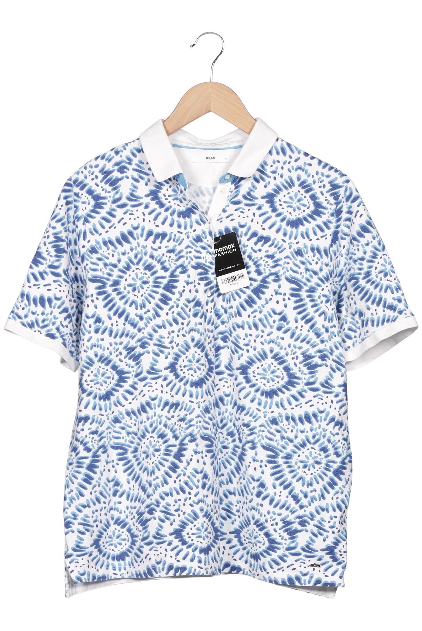 

Brax Damen Poloshirt, blau, Gr. 46