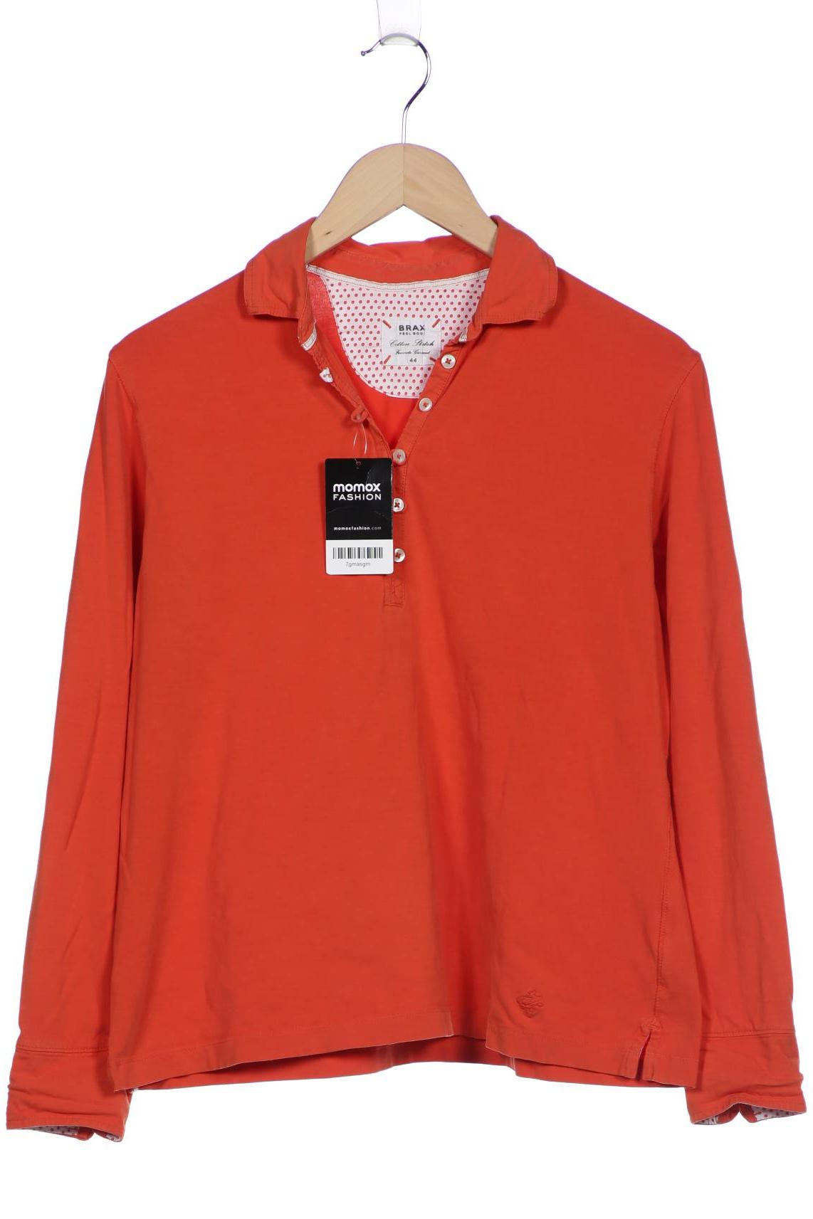 

Brax Damen Poloshirt, orange, Gr. 44