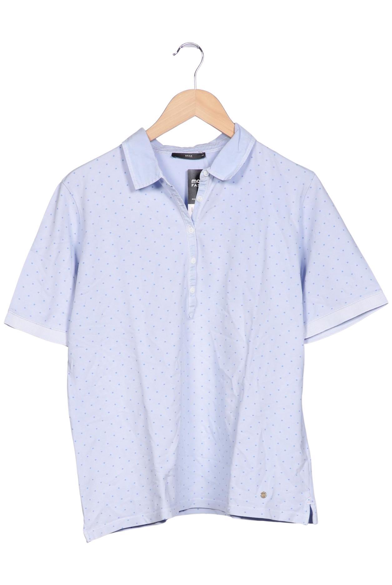 

Brax Damen Poloshirt, hellblau, Gr. 46