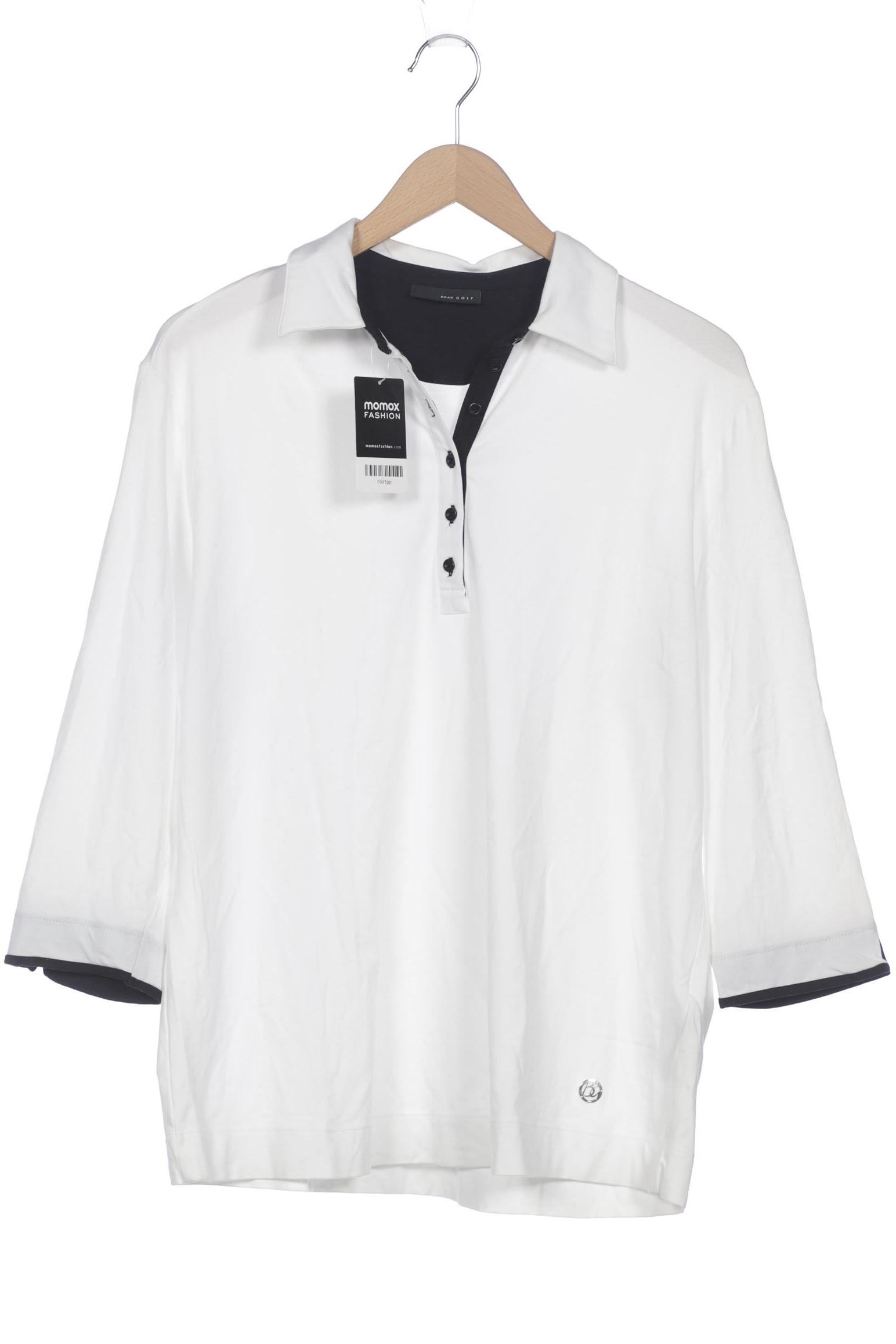 

Brax Damen Poloshirt, weiß, Gr. 48