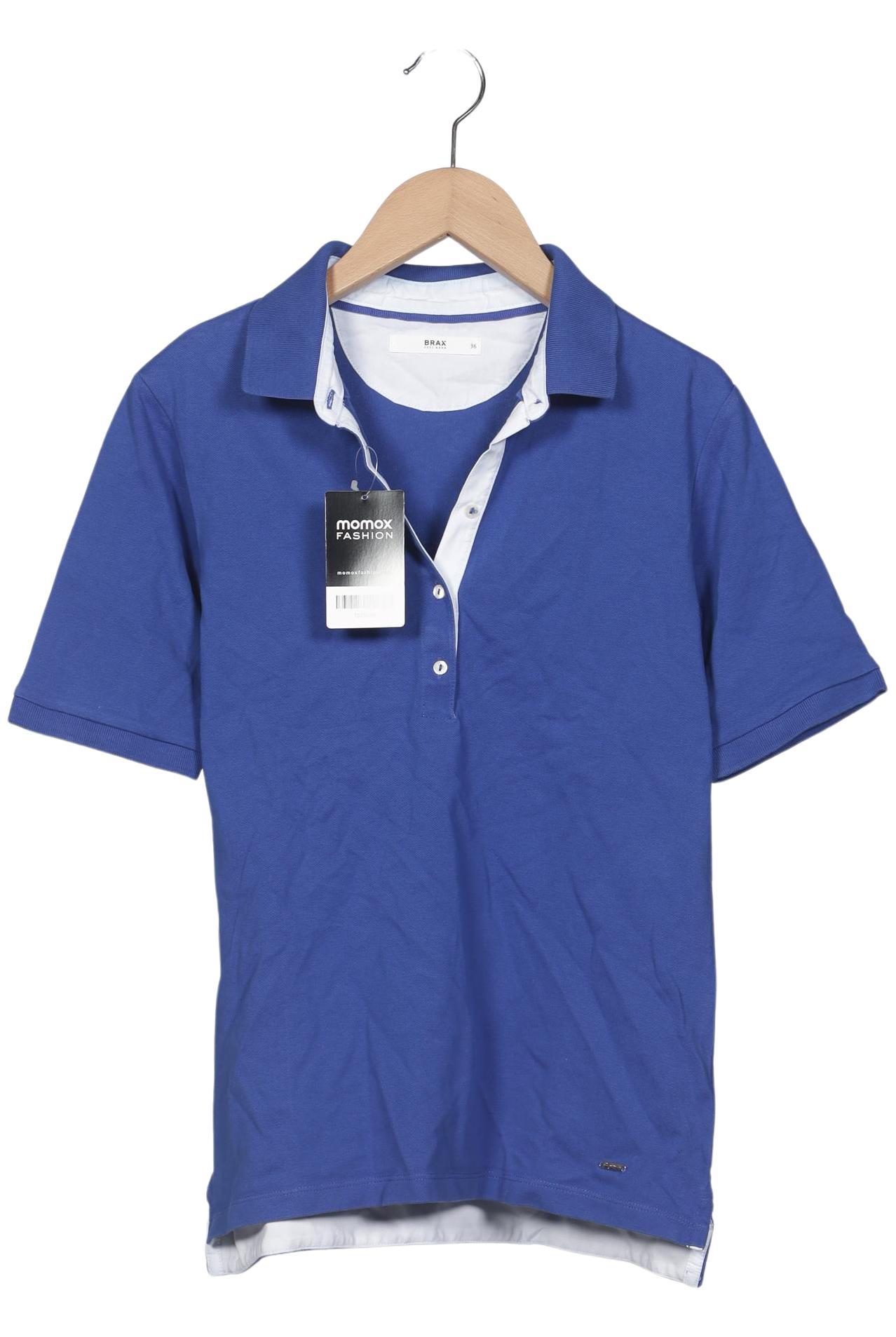 

Brax Damen Poloshirt, blau, Gr. 36