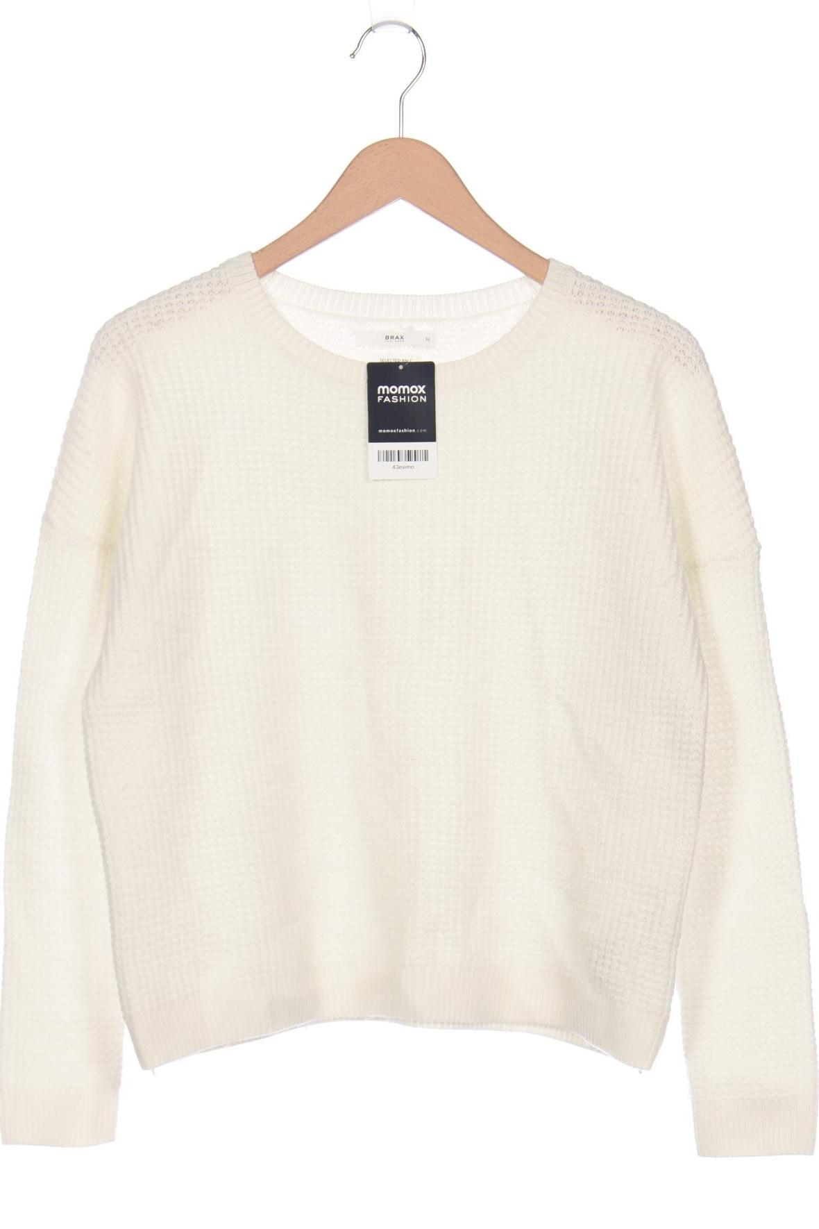 

Brax Damen Pullover, weiß, Gr. 36