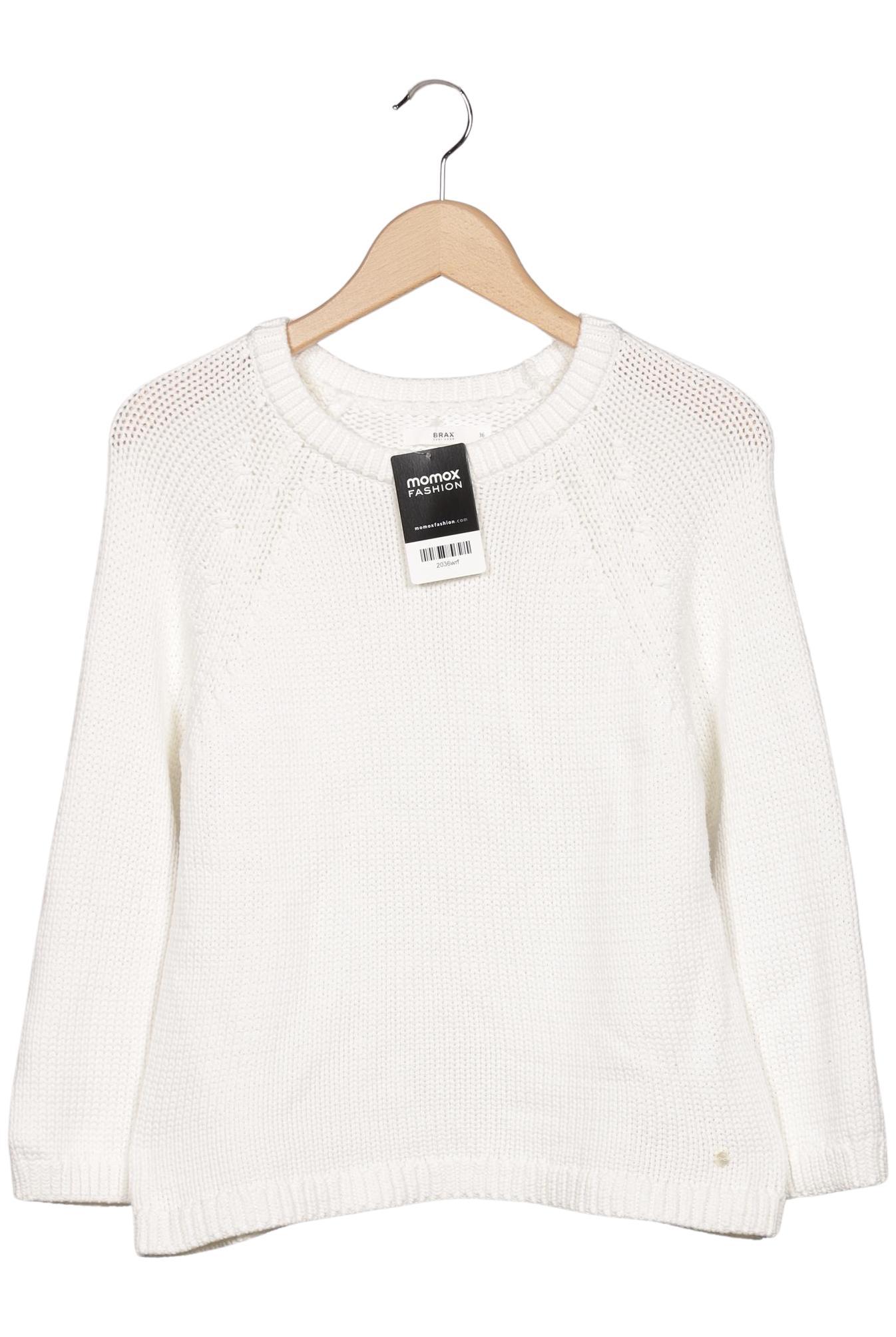 

Brax Damen Pullover, weiß, Gr. 36