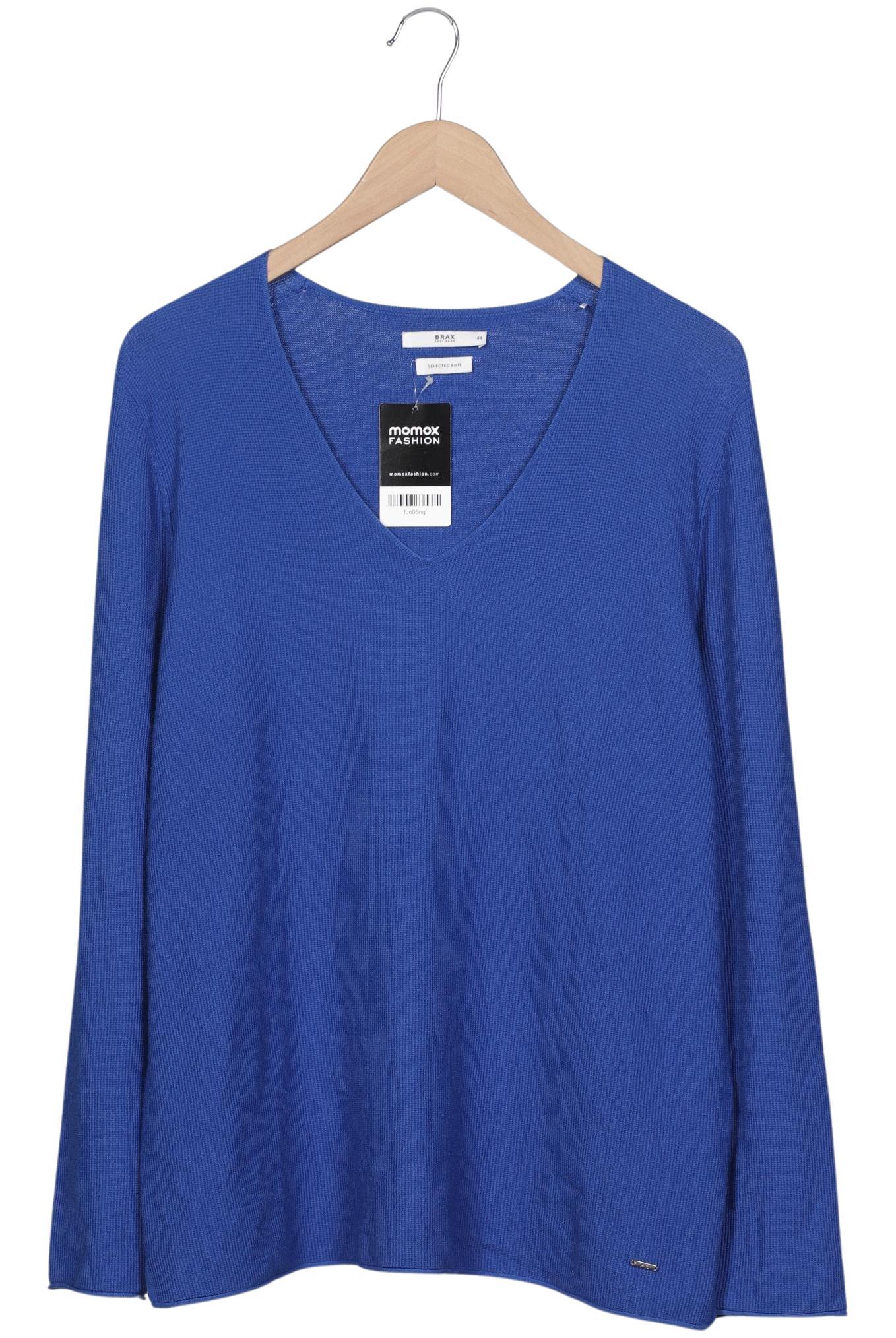 

Brax Damen Pullover, blau, Gr. 44