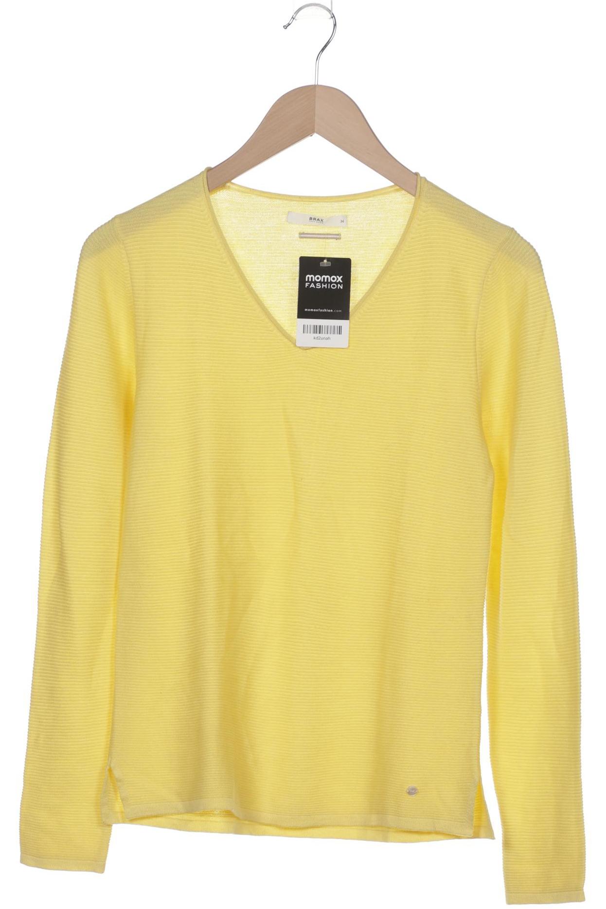 

Brax Damen Pullover, gelb, Gr. 34