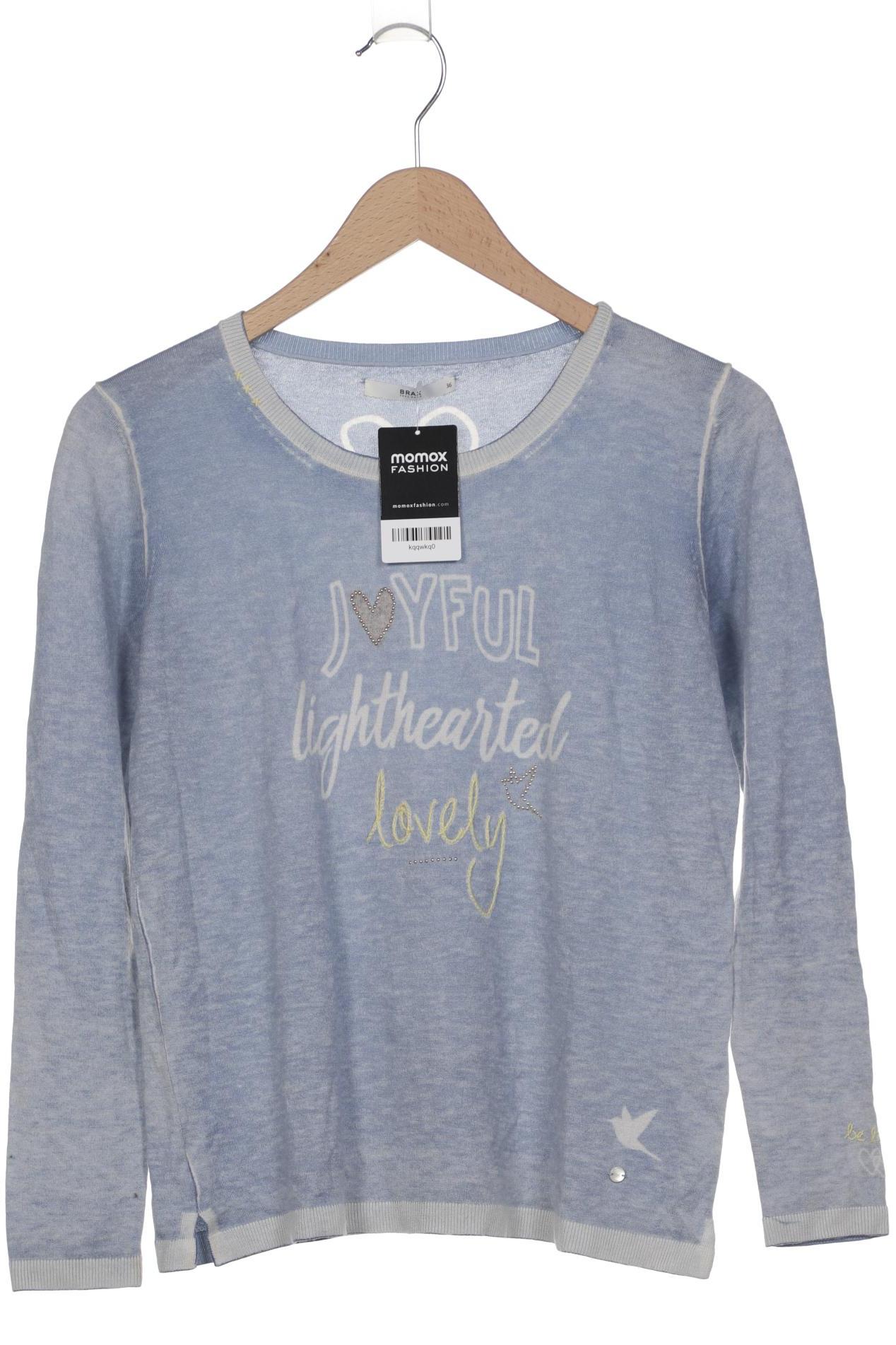 

Brax Damen Pullover, blau, Gr. 36