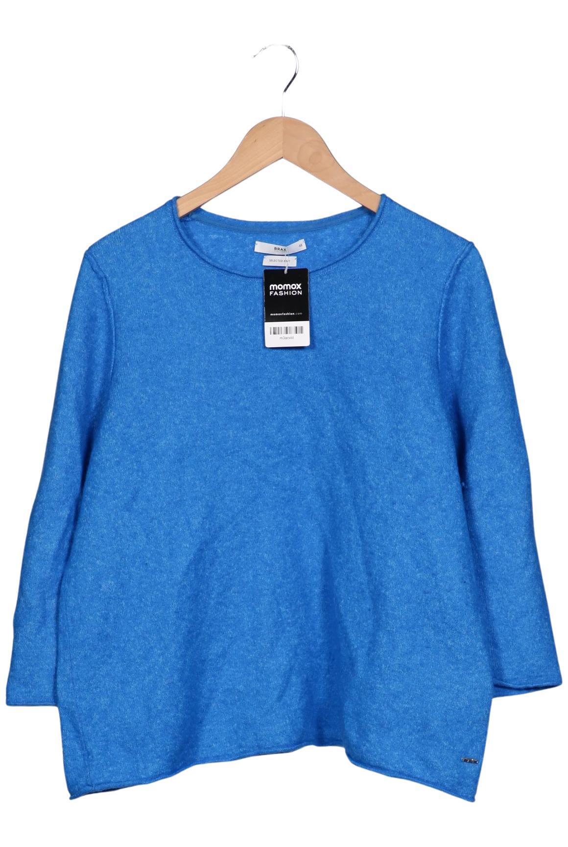 

Brax Damen Pullover, blau, Gr. 48