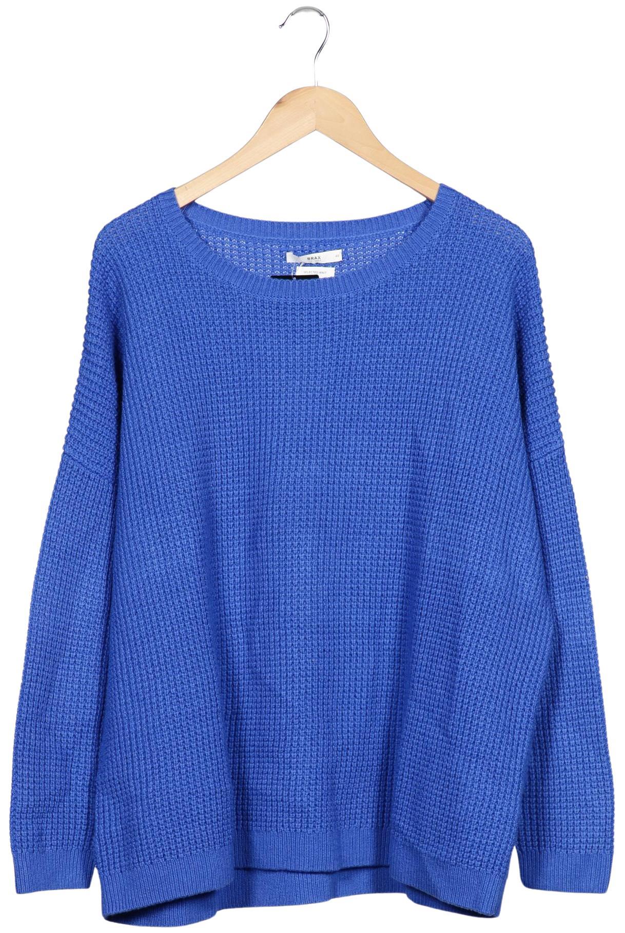

Brax Damen Pullover, blau, Gr. 48